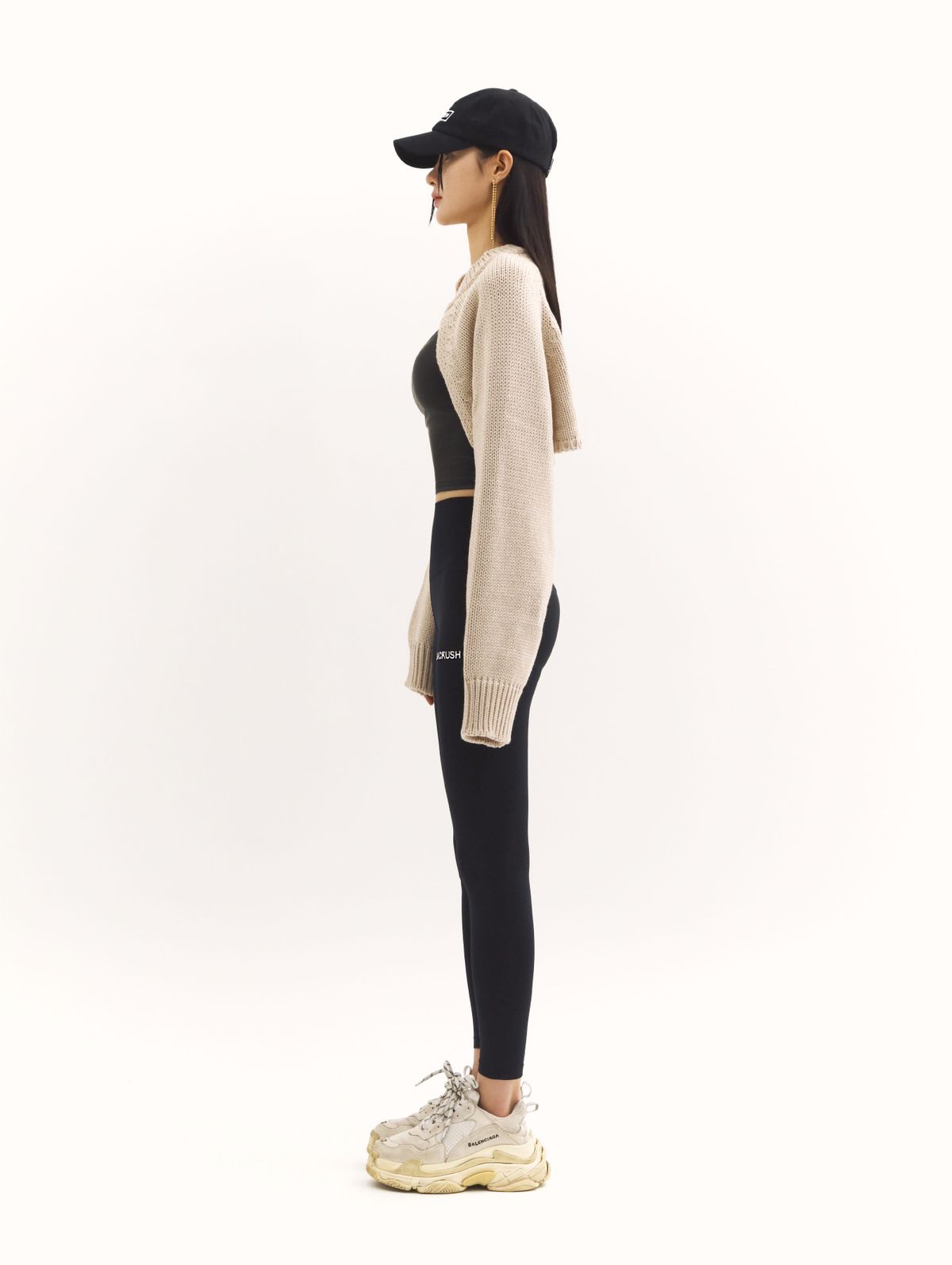 블랙크러쉬(BLACRUSH) Apple Hip 9.0 Leggings