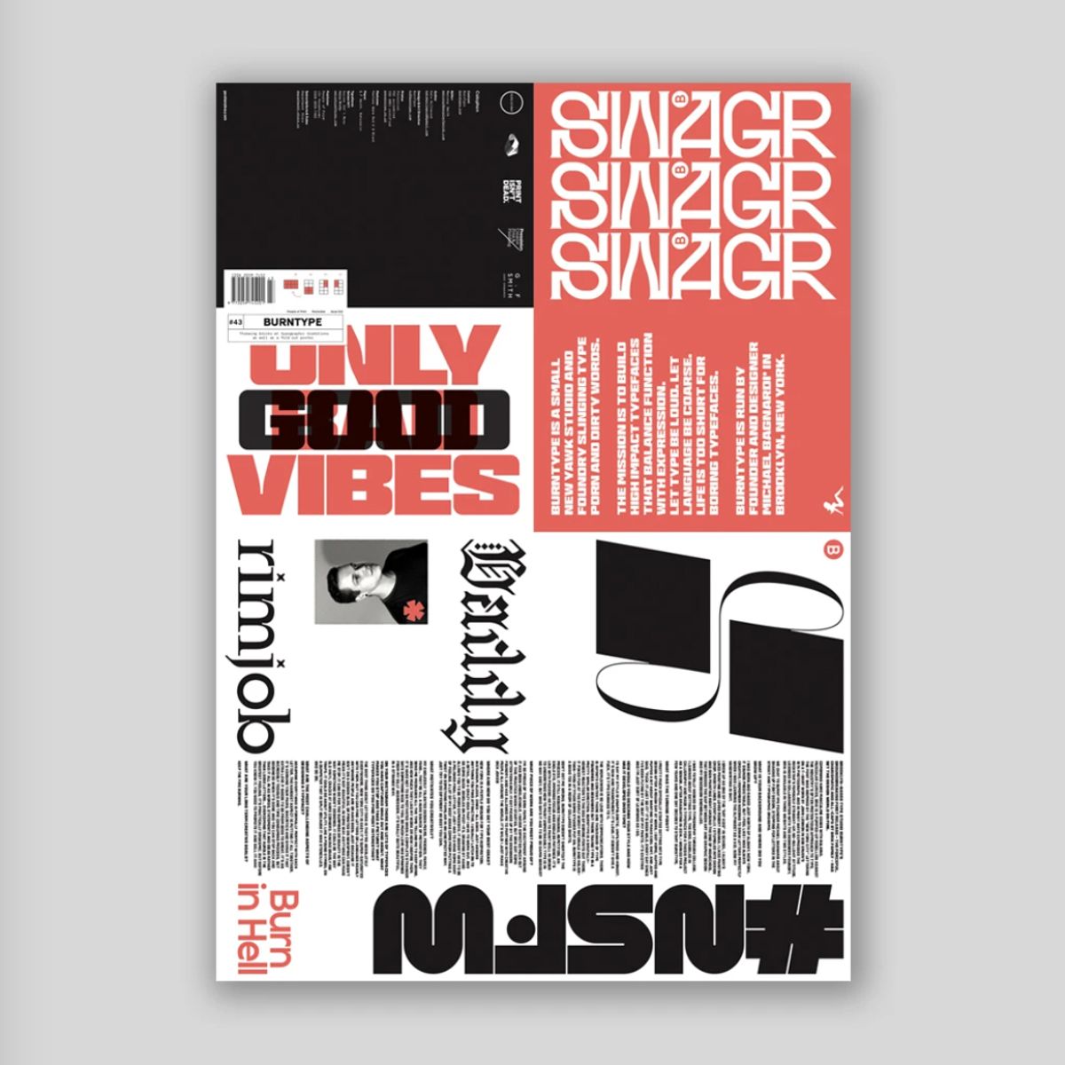 빠르크 에디션(PARC EDITIONS) POSTERZINE #43 Burn Type