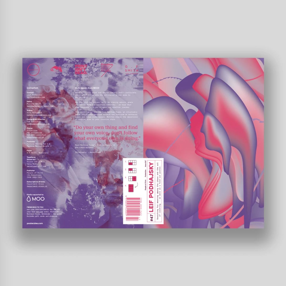 빠르크 에디션(PARC EDITIONS) POSTERZINE #47 Leif Podhajsky
