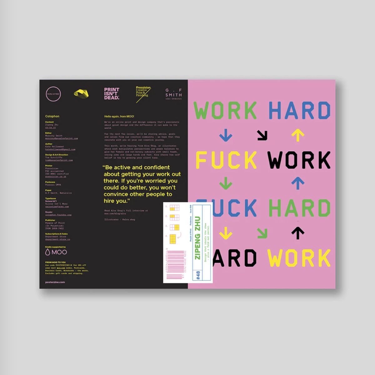 빠르크 에디션(PARC EDITIONS) POSTERZINE #48 Zipeng Zhu
