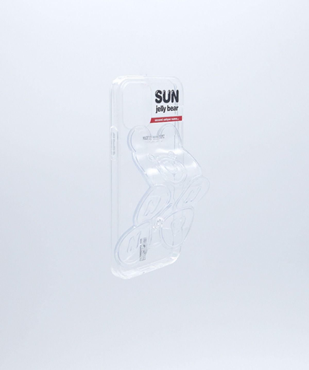 세컨드유니크네임(SECOND UNIQUE NAME) SUN CASE CLEAR JELLY BEAR CLEAR