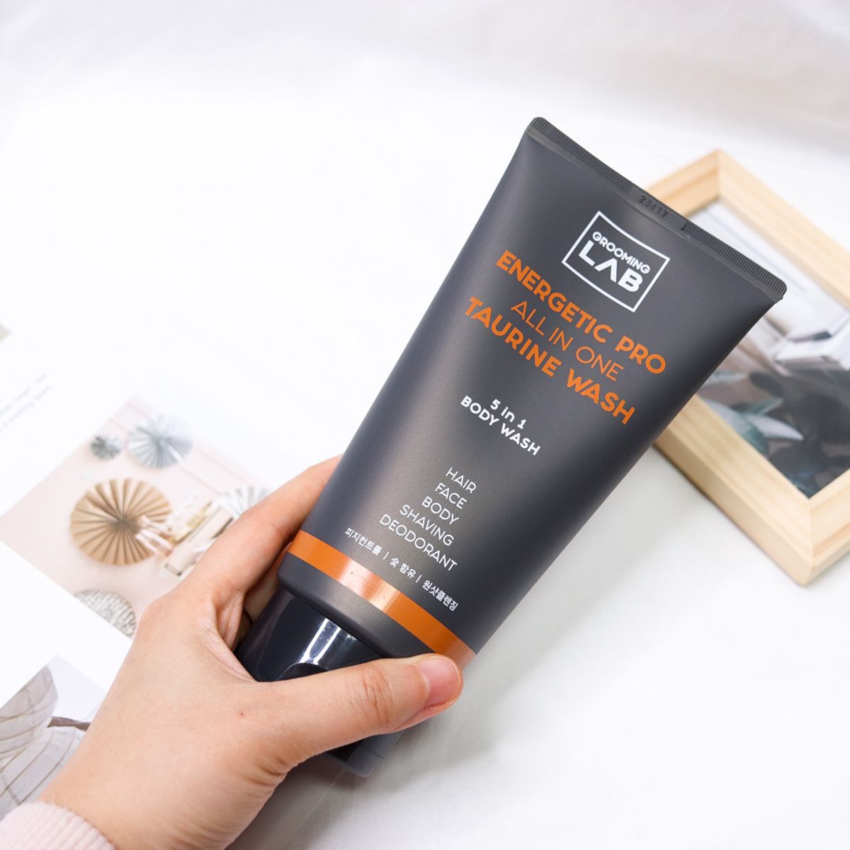 그루밍랩(GROOMING LAB) 남자 올인원 2종 세트 바디워시 300ml+ 시카크림 100ml