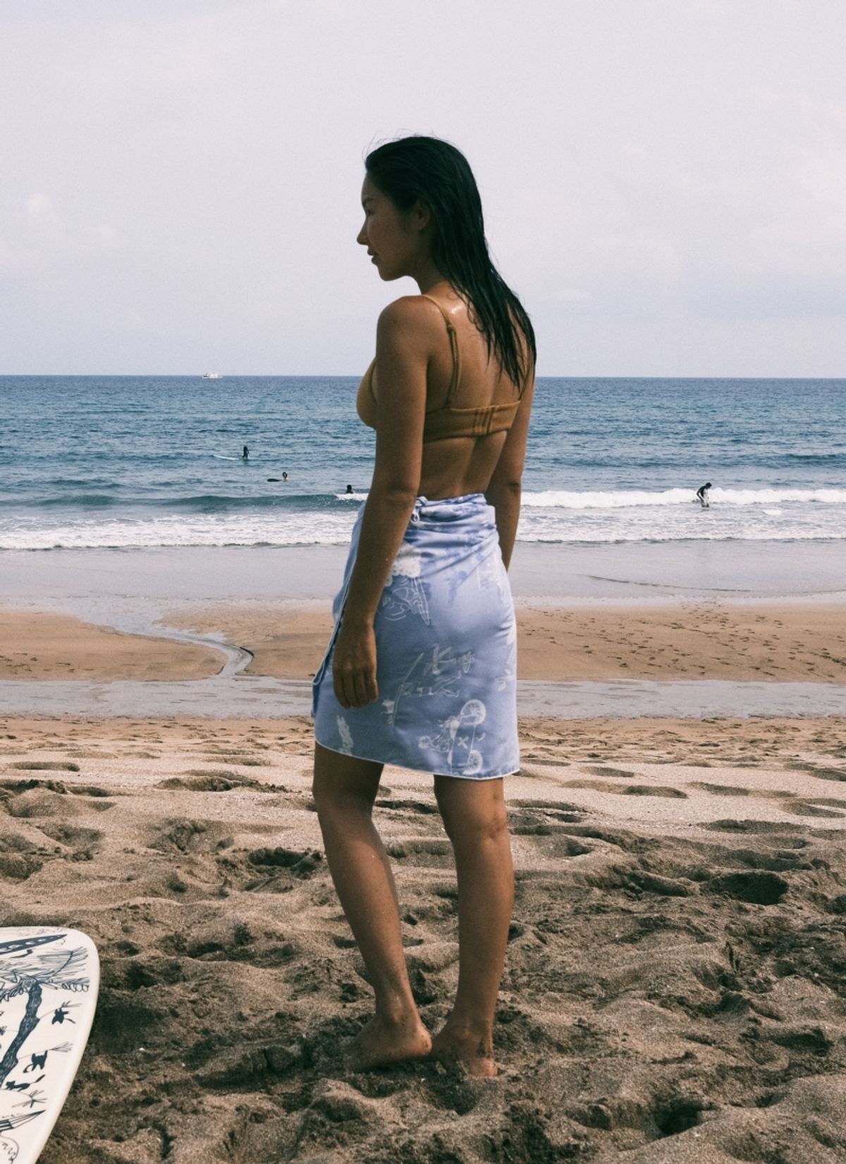 멧앤멜(MATT AND MEL) [Sarong] Surf Trip - Sky