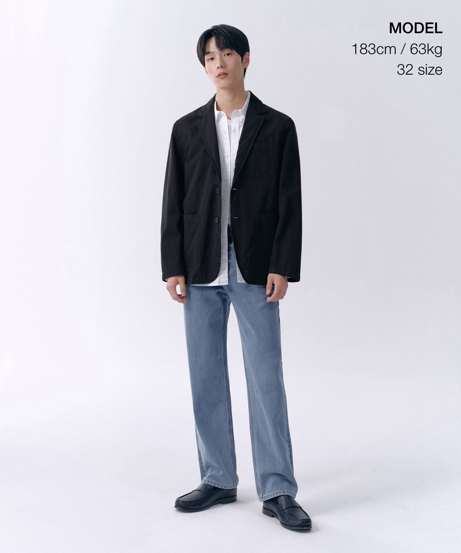 MUSINSA | MUSINSA STANDARD STRAIGHT DENIM PANTS [LIGHT INDIGO]