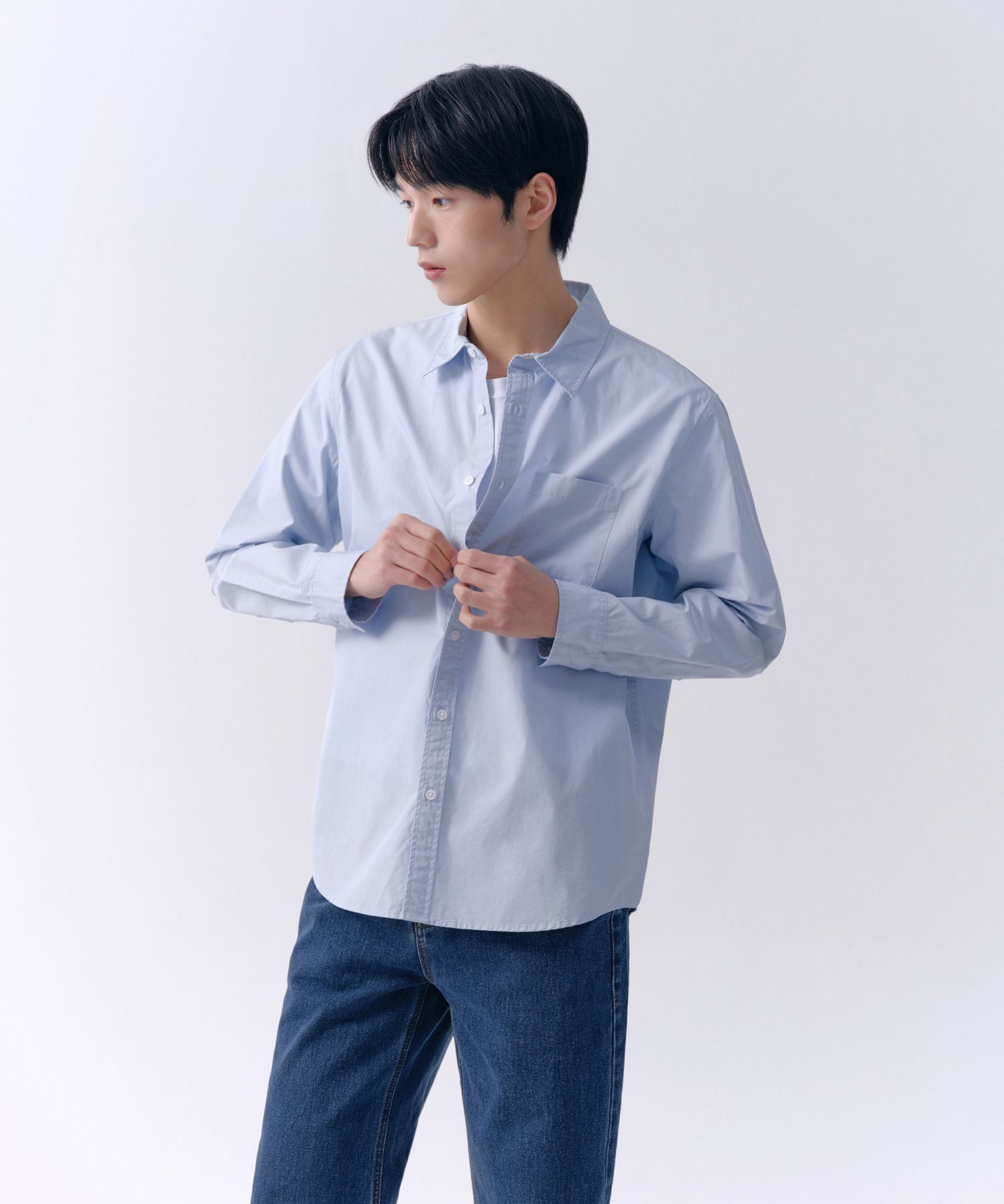 MUSINSA | MUSINSA STANDARD STRAIGHT DENIM PANTS [MEDIUM INDIGO]
