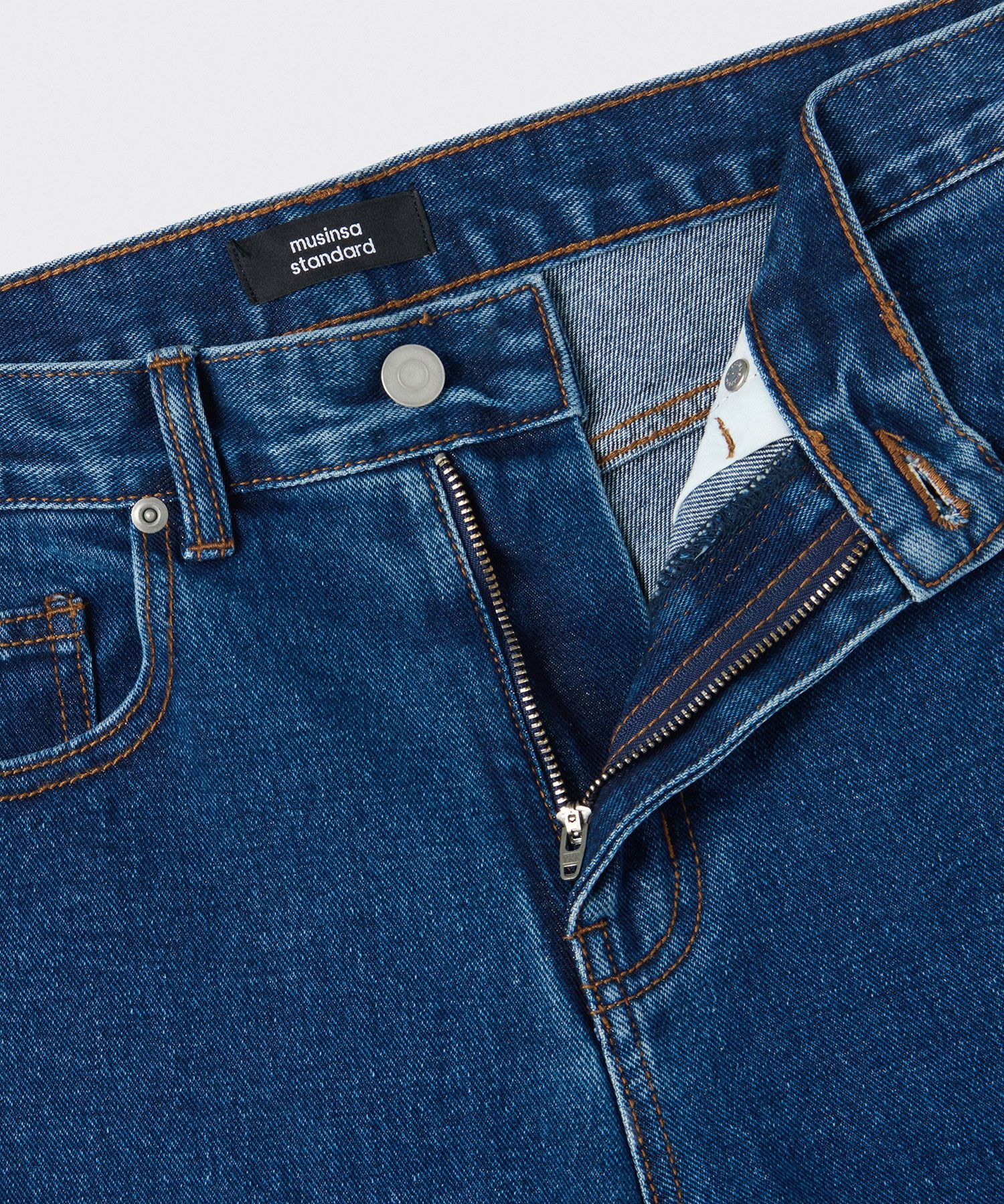 ★MUSINSA STANDARD★ KIPAS Straight Denim Pants Medium Indig MUSINSA | MUSINSA STANDARD KIPAS STRAIGHT DENIM PANTS