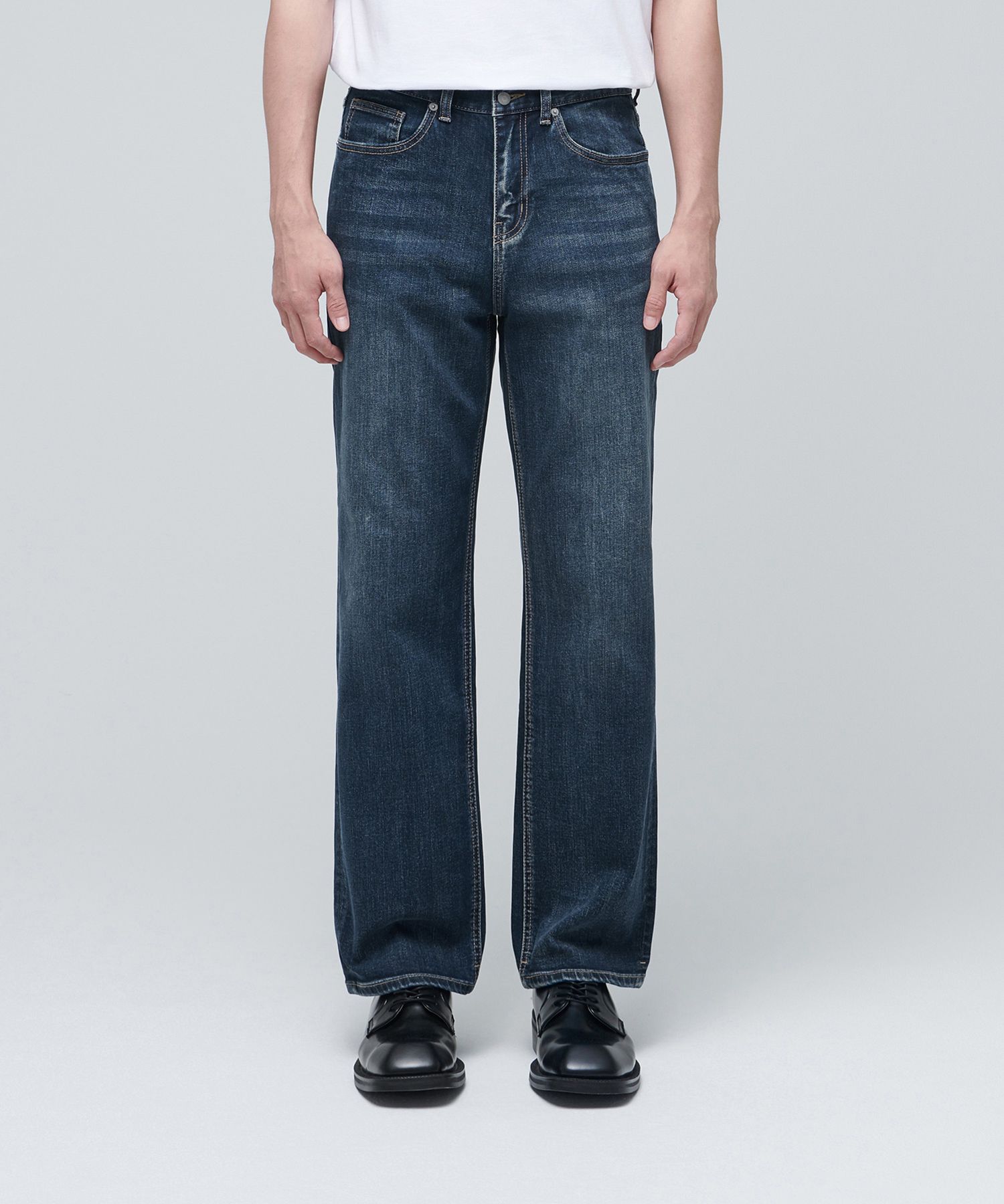 ★MUSINSA STANDARD★ KIPAS Regular Fit Denim Pants Deep Indi MUSINSA | MUSINSA STANDARD KIPAS wide denim pants [deep indigo]