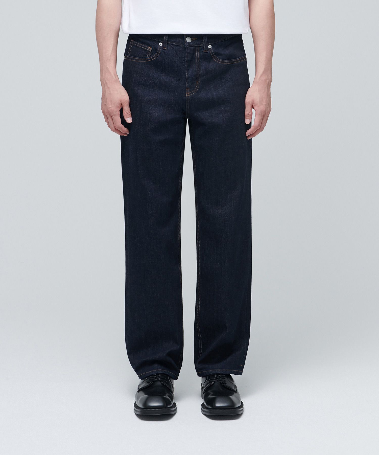 ★MUSINSA STANDARD★ KIPAS Straight Denim Pants Medium Indig MUSINSA | MUSINSA STANDARD KIPAS STRAIGHT DENIM PANTS [DEEP
