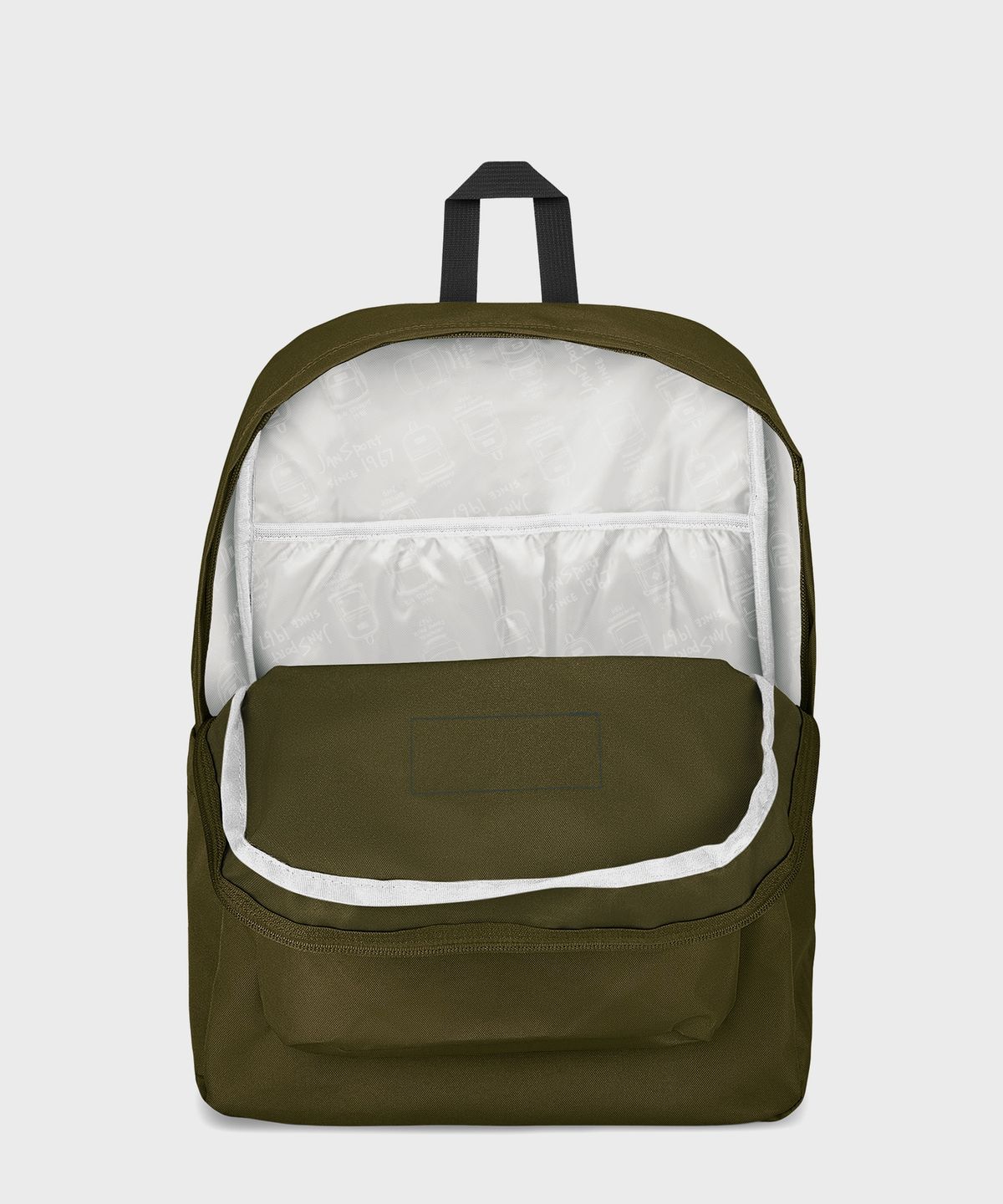 잔스포츠(JANSPORT) 슈퍼브레이크 플러스 랩탑 ARMY GREEN