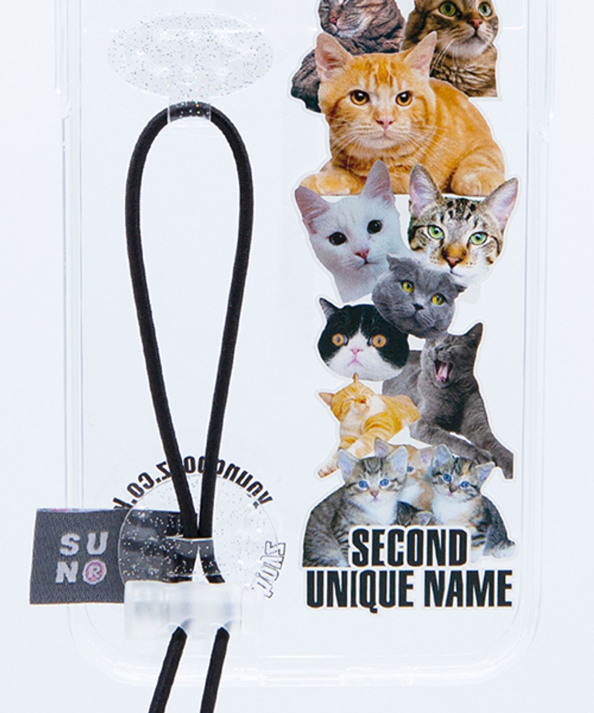 세컨드유니크네임(SECOND UNIQUE NAME) SUN CASE CAT STRING BLACK