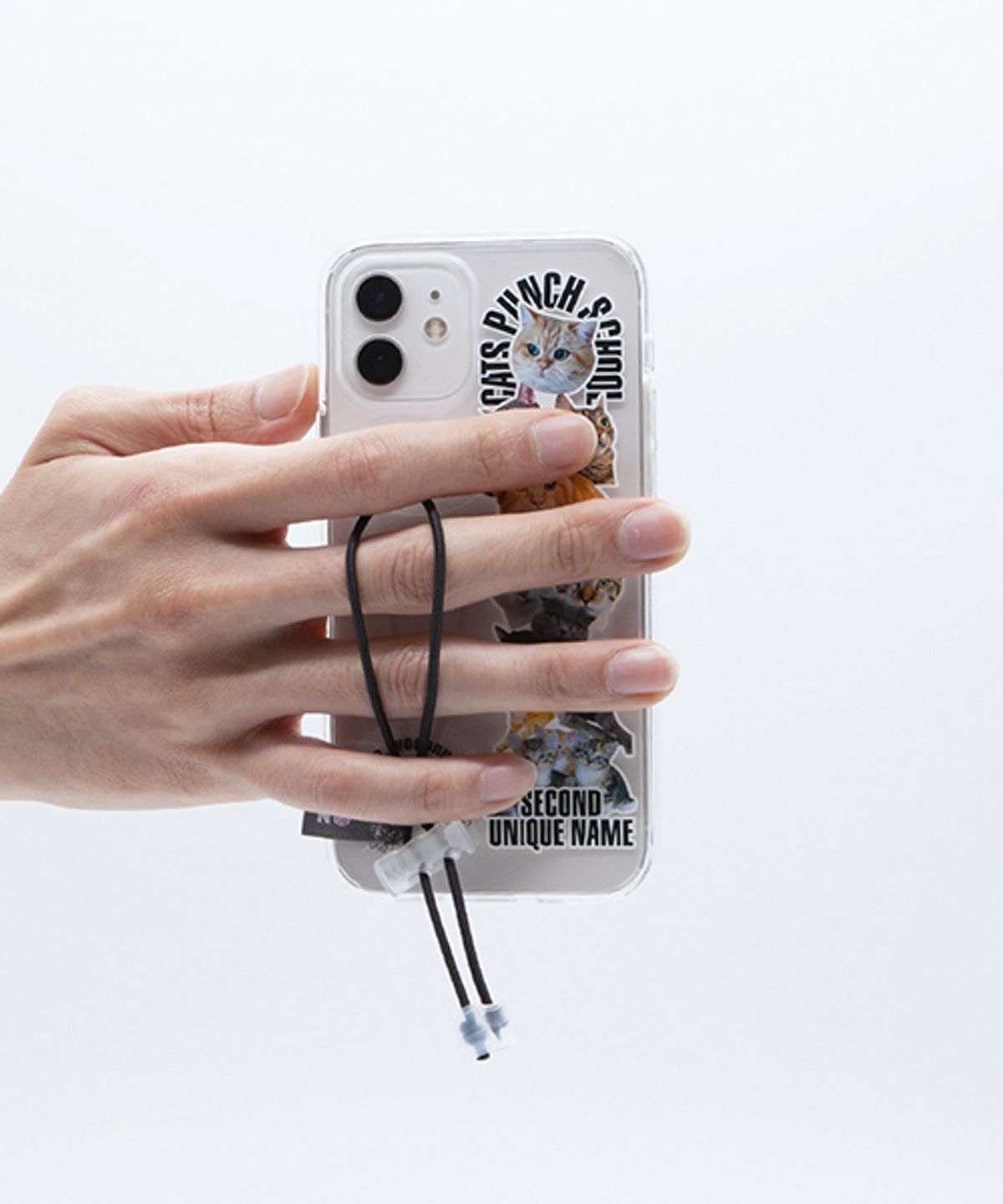 세컨드유니크네임(SECOND UNIQUE NAME) SUN CASE CAT STRING BLACK