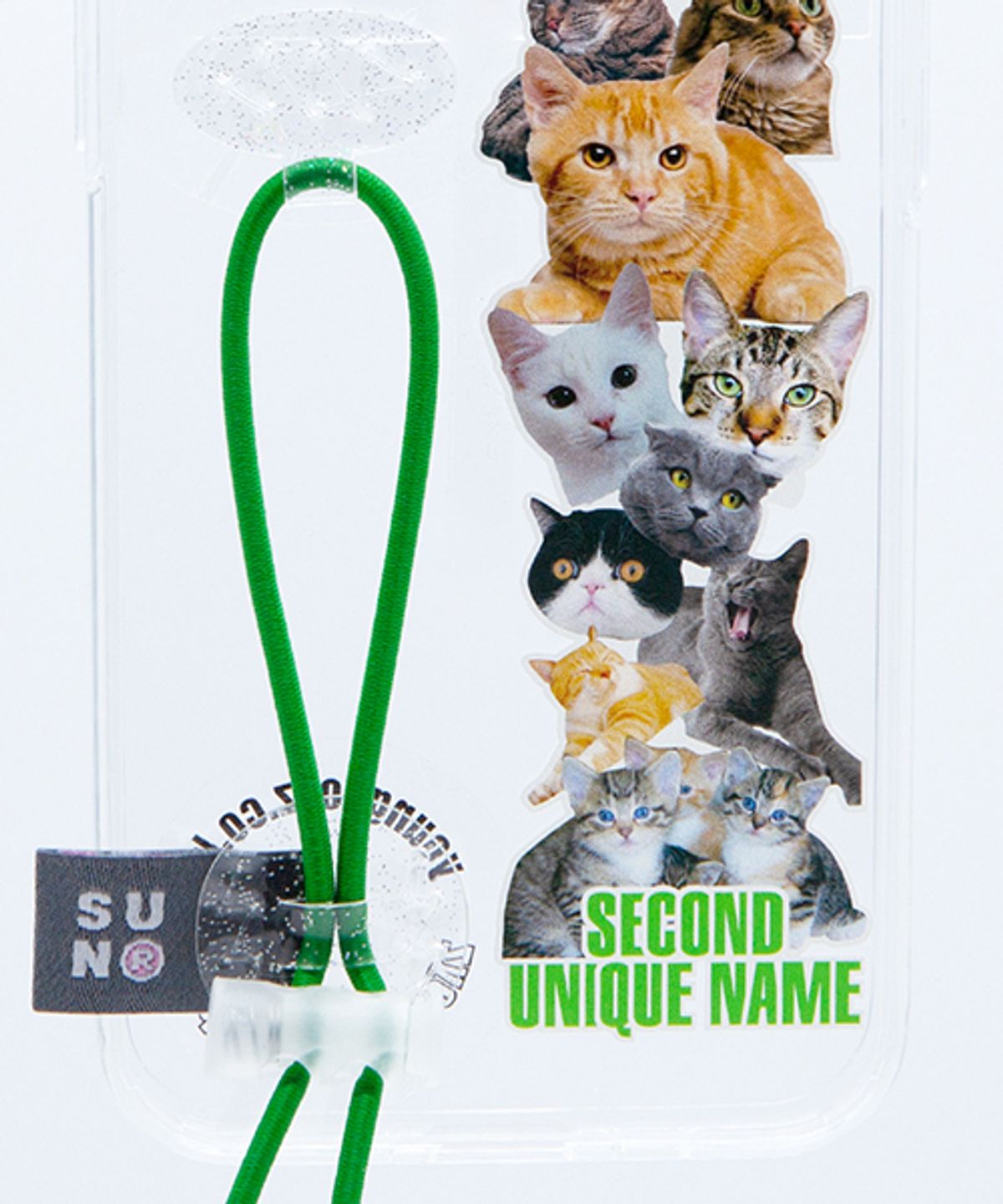 세컨드유니크네임(SECOND UNIQUE NAME) SUN CASE CAT STRING GREEN