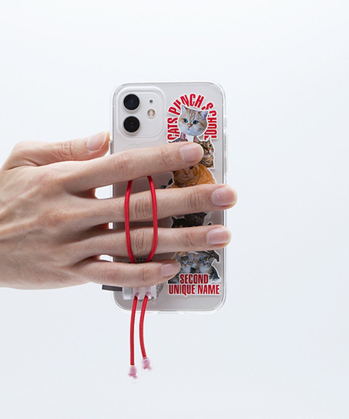 세컨드유니크네임(SECOND UNIQUE NAME) SUN CASE CAT STRING RED