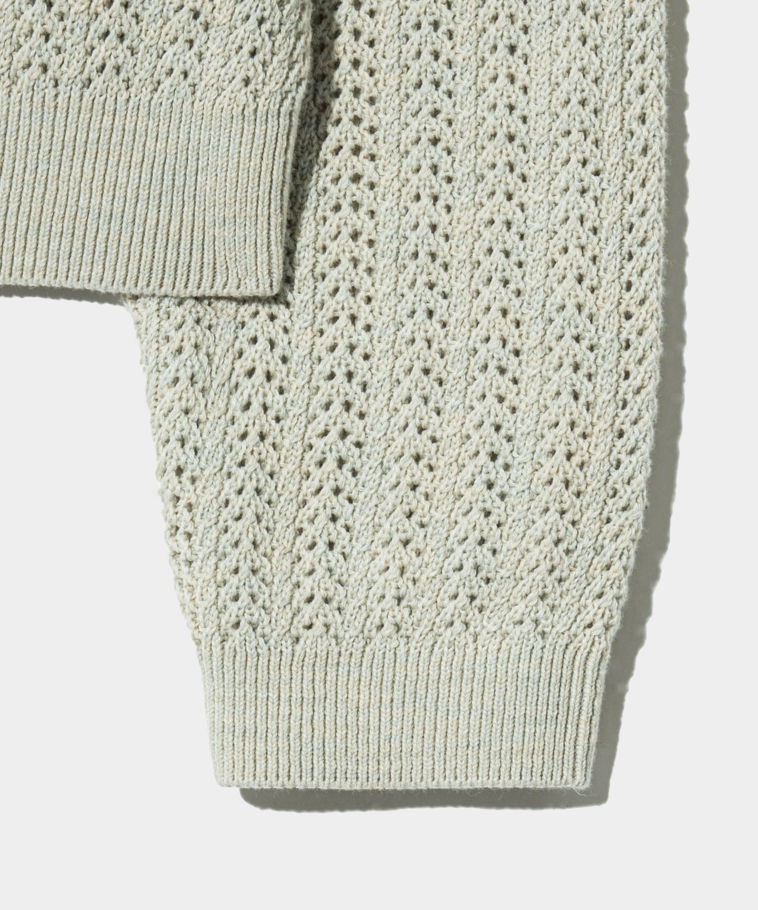 MUSINSA | SATUR Ibiza Natural Mesh Knit Natural Green