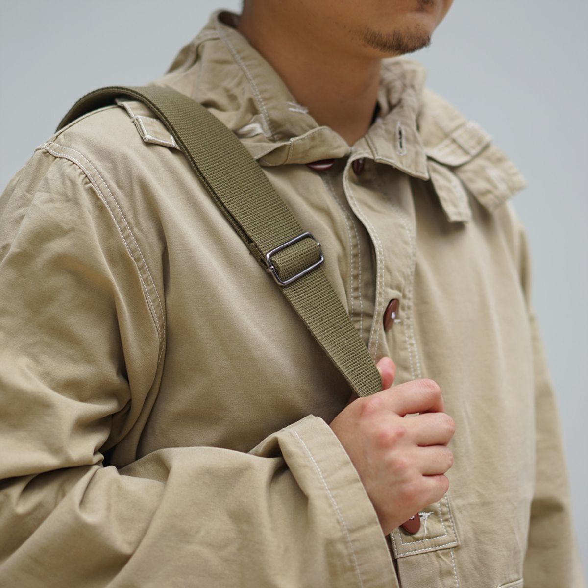 와이엠씨엘케이와이(YMCL KY) Canvas Duffle Bag - Olive