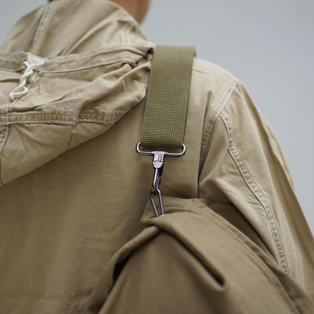 와이엠씨엘케이와이(YMCL KY) Canvas Duffle Bag - Olive