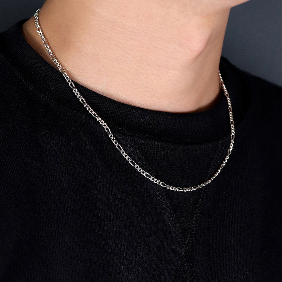 블렌도프(BLENDOFF) 휘가로 체인 목걸이(2.4mm) [실버925]