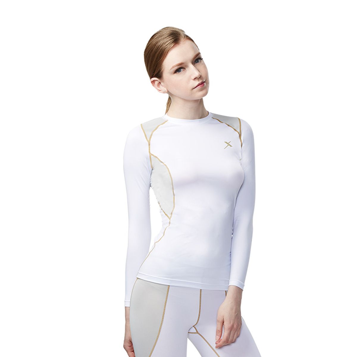 기어엑스(GEARX) 일반사계절 스포츠 여성 언더레이어 긴팔라운드
