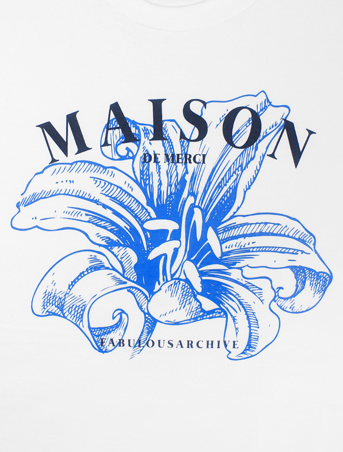 라 메종 스튜디오(LA MAISON STUDIO) UNISEX 오버핏 싱글 MAISON프린팅 슬리브리스 탑 화이트(FCB2TS300M)