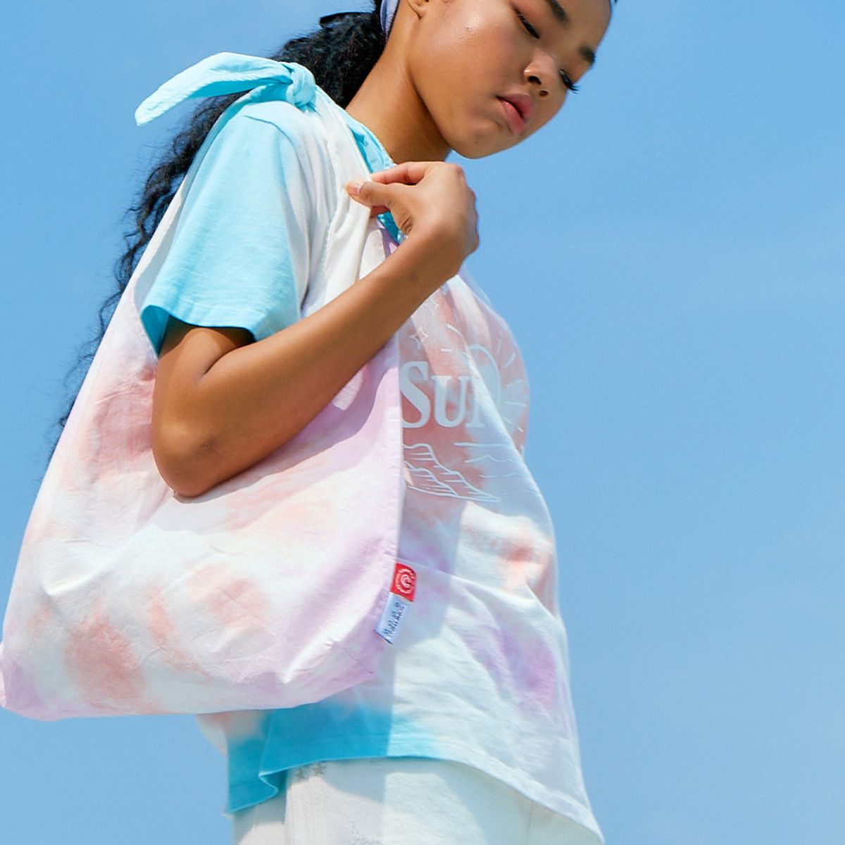 썸띵굿(SOMETHING GOOD) STG x CDC TIEDYE Tie Eco Bag MULTI