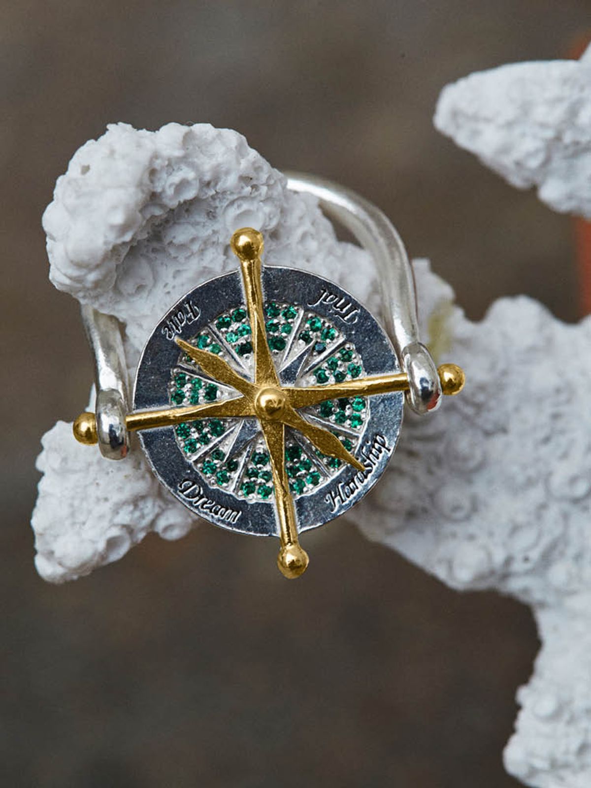 엘리오나(ELYONA) Life Cardinal Compass Ring