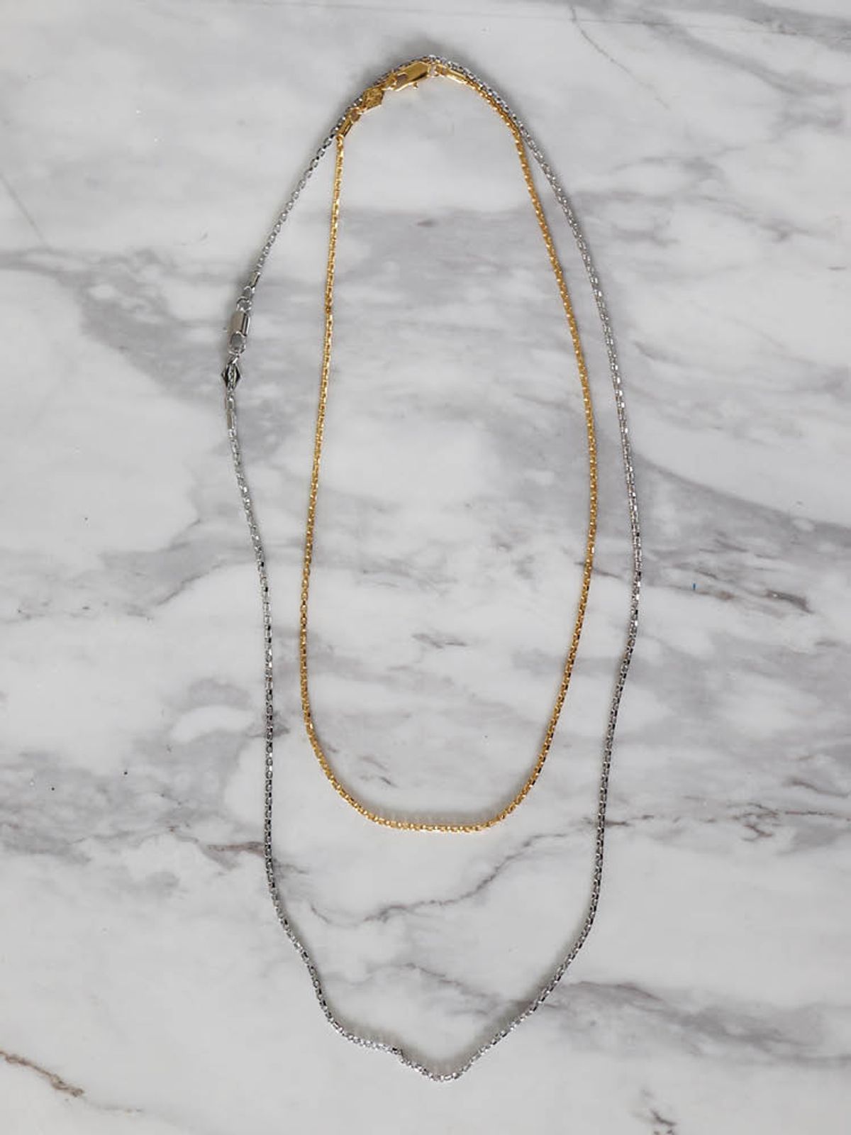 엘리오나(ELYONA) Rigid Chain Necklace