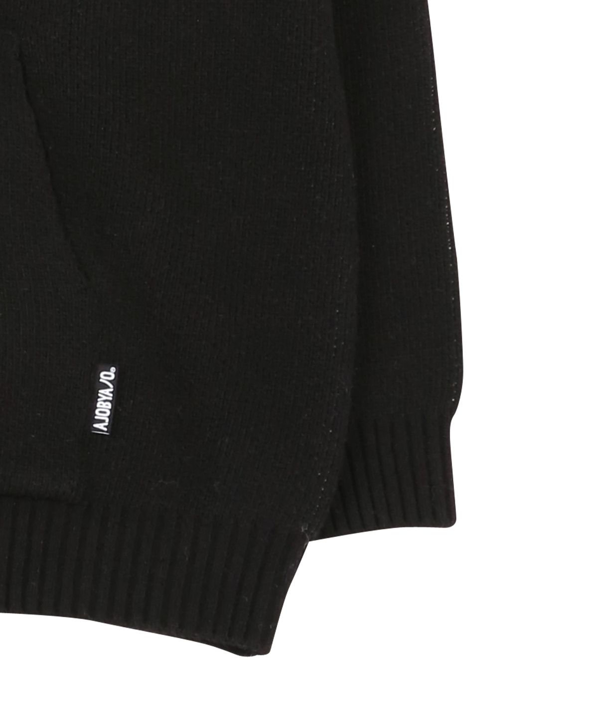 아조바이아조(AJOBYAJO) [PBA] DBOF Wool Knit Hoodie [BLACK]