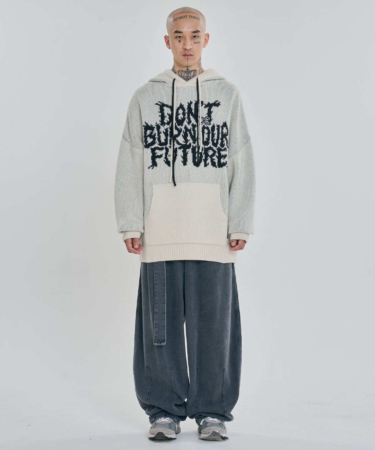 아조바이아조(AJOBYAJO) [PBA] DBOF Wool Knit Hoodie [IVORY]