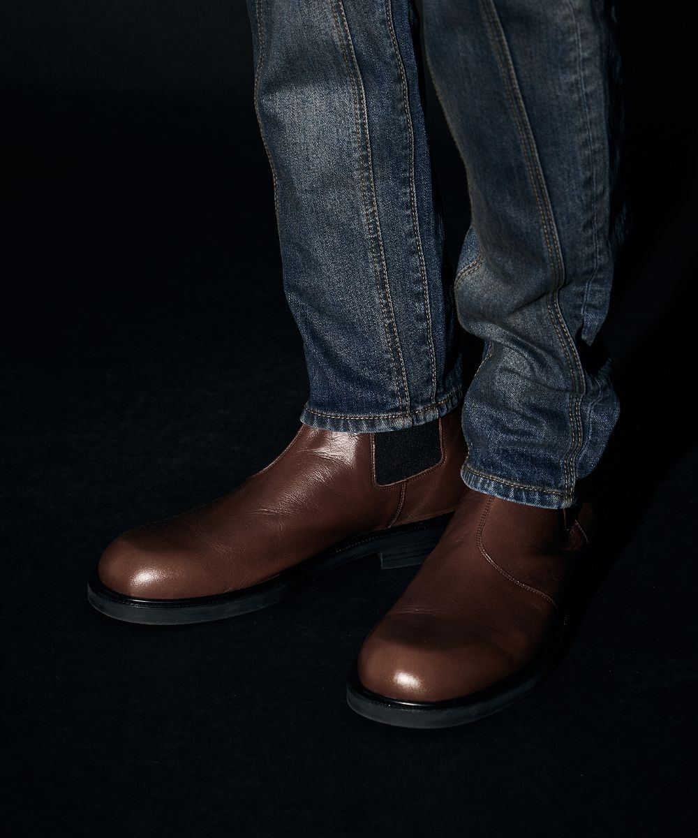 【MAISON MINED】MARTINE CHELSEA BOOTS MUSINSA | MAISON MINED MARTINE CHELSEA BOOTS BROWN