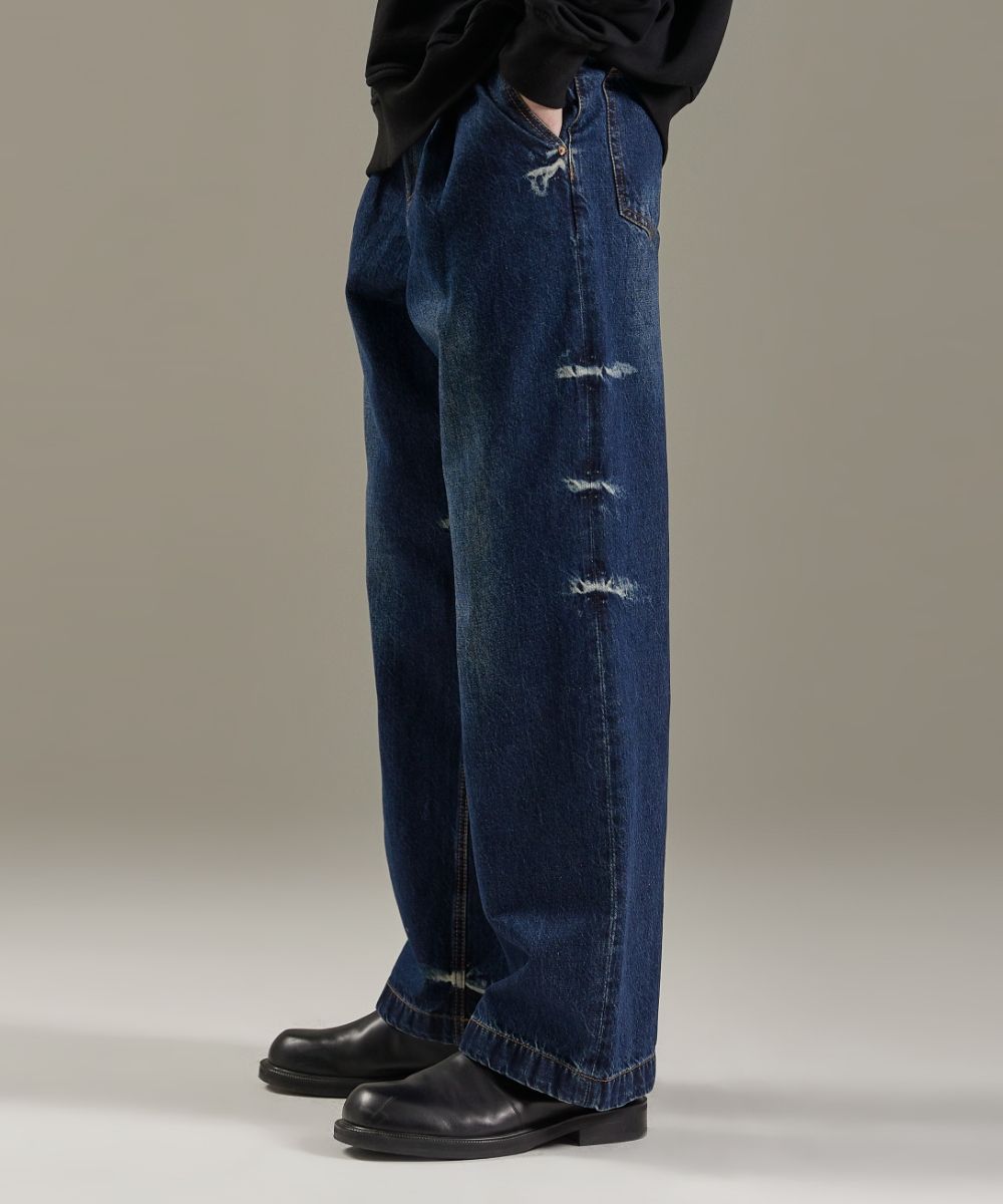 【MAISON MINED】SWELL WIDE DENIM PANTS MUSINSA | MAISON MINED SWELL WIDE DENIM PANTS M/BLUE