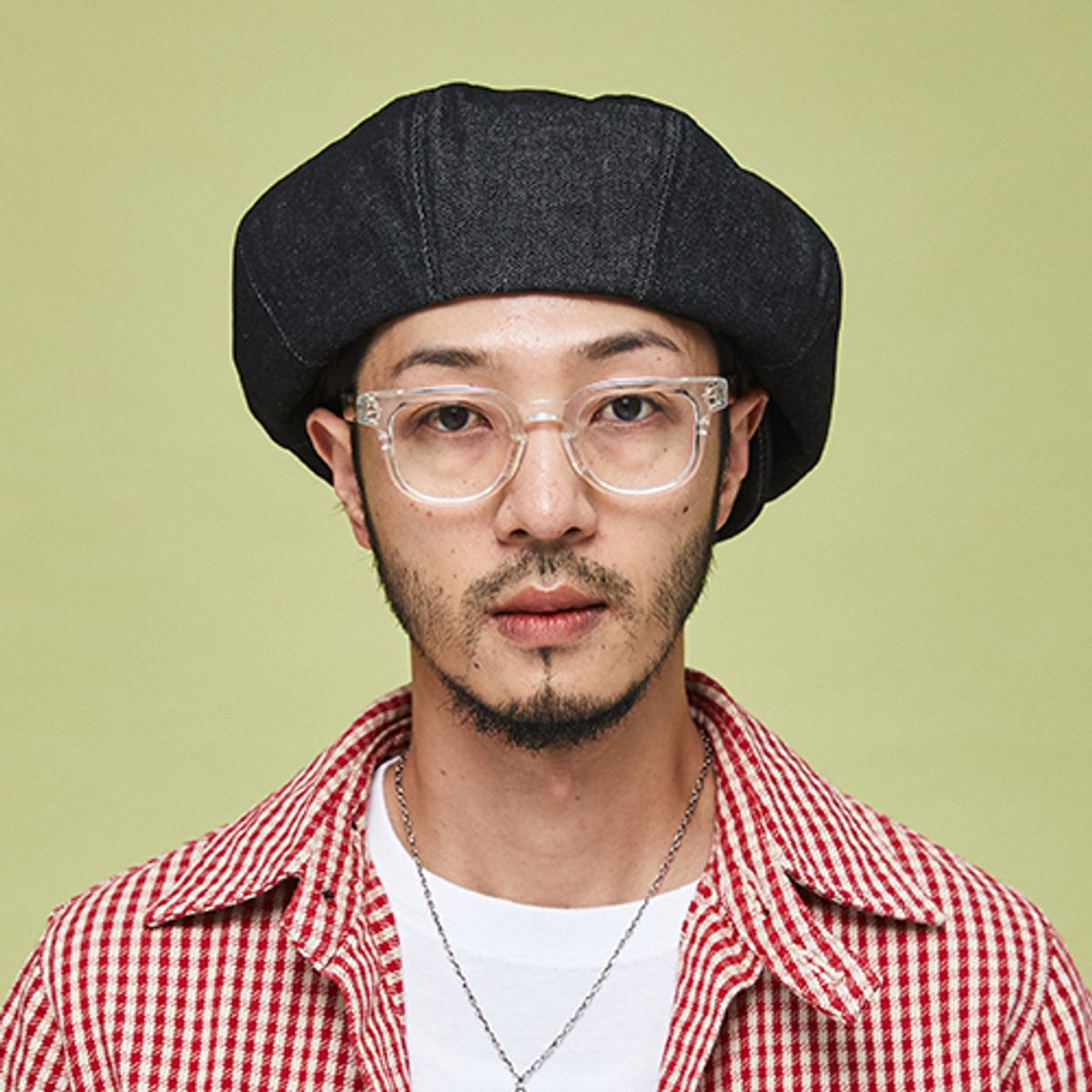 밀리어네어햇(MILLIONAIRE HATS) Denim (over size) Big apple hat - 흑청