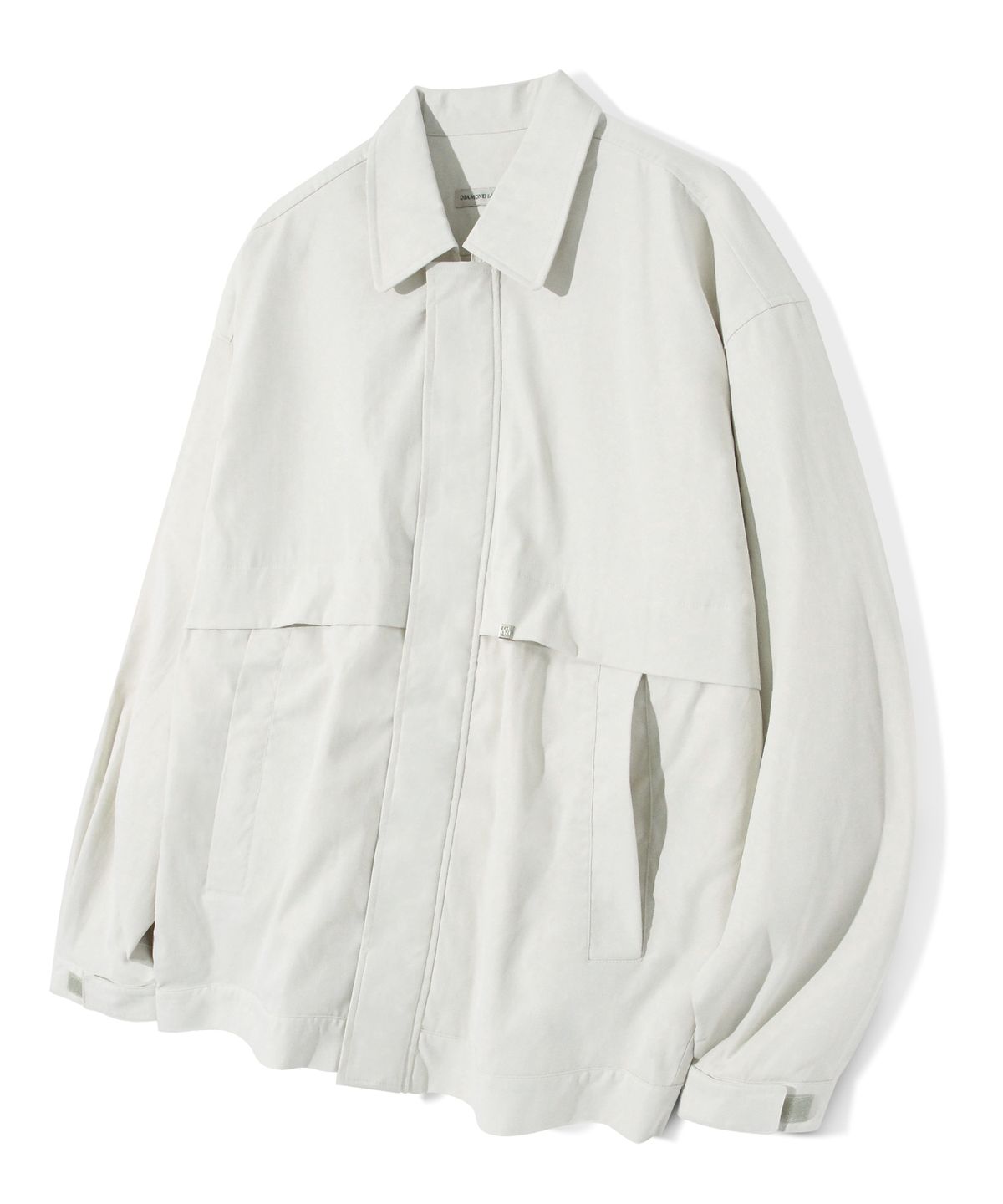 다이아몬드 레이라(DIAMOND LAYLA) Flap Pocket Zip-up Jacket J19 Cream