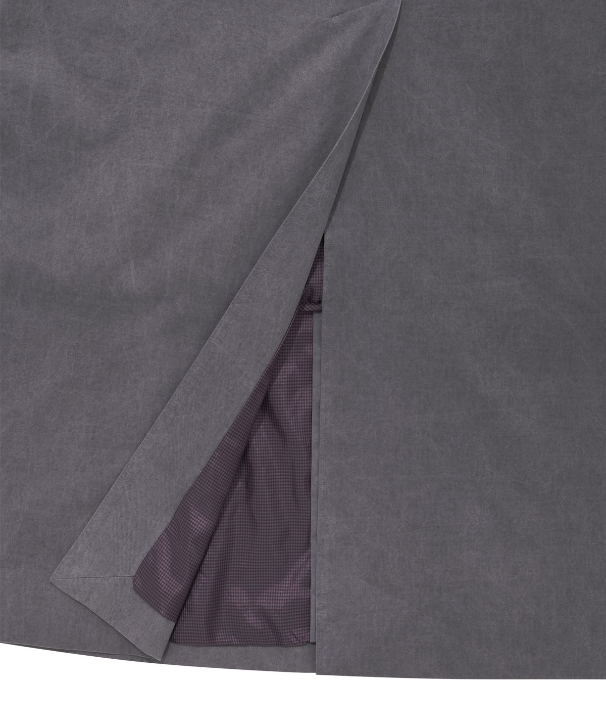 아조바이아조(AJOBYAJO) Washed Cotton Oversized Coat [Purple]