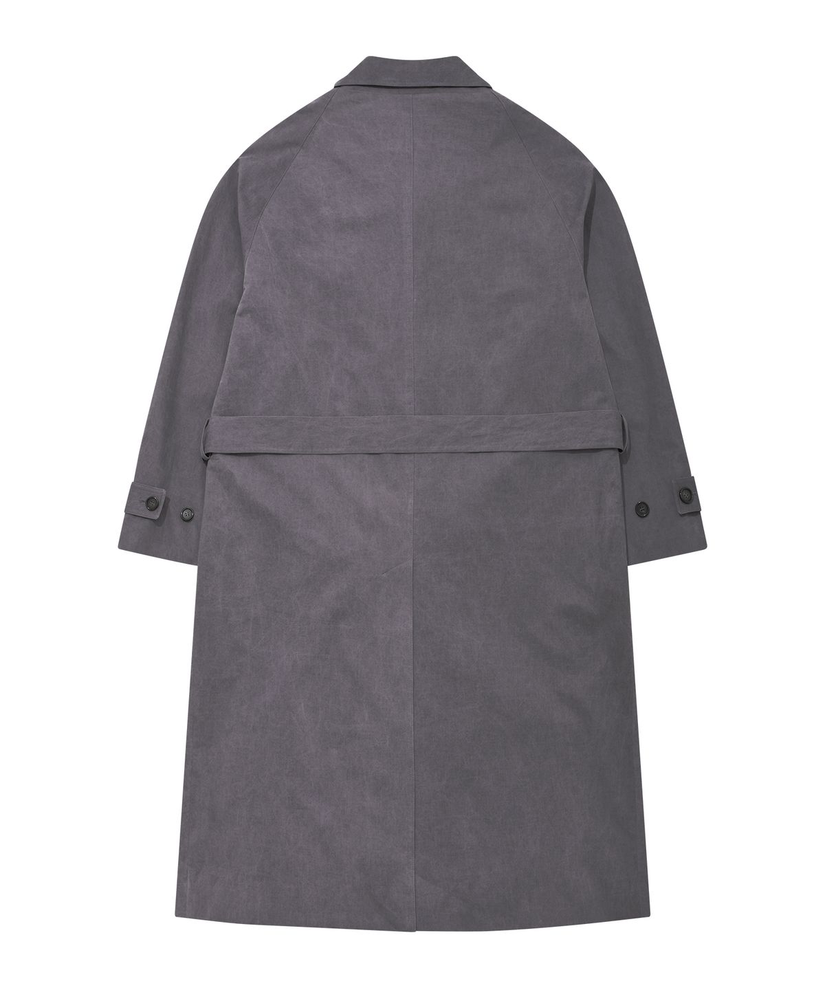 아조바이아조(AJOBYAJO) Washed Cotton Oversized Coat [Purple]