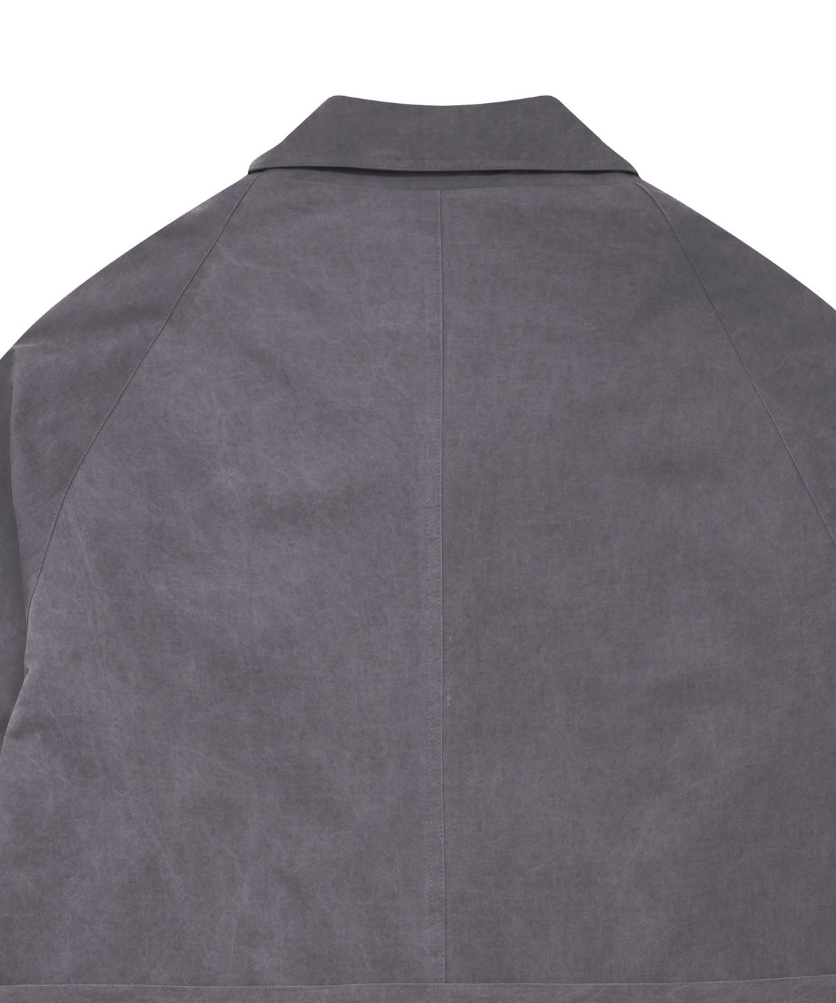 아조바이아조(AJOBYAJO) Washed Cotton Oversized Coat [Purple]