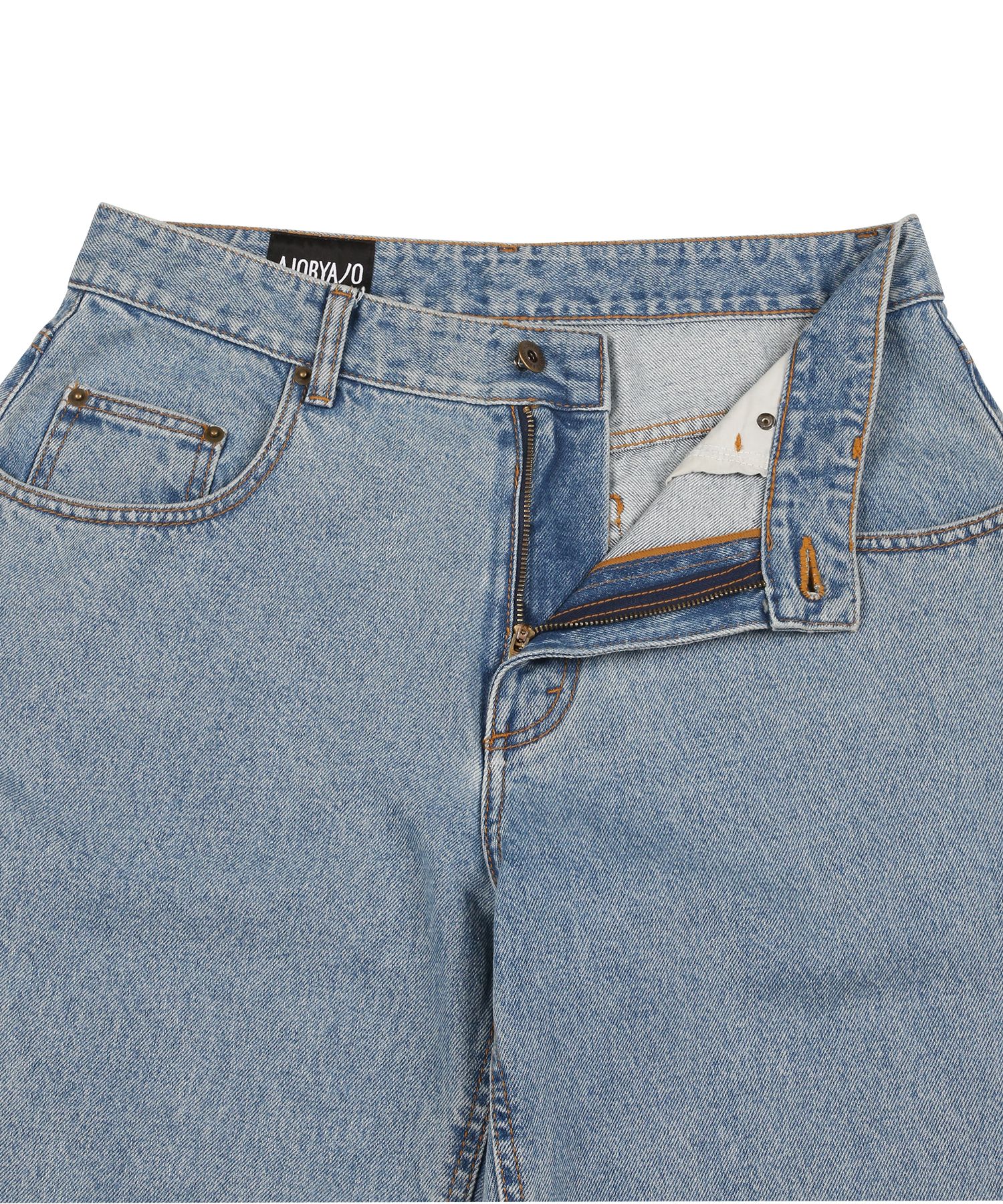 MUSINSA | AJOBYAJO Washed Baggy Jeans [Blue]