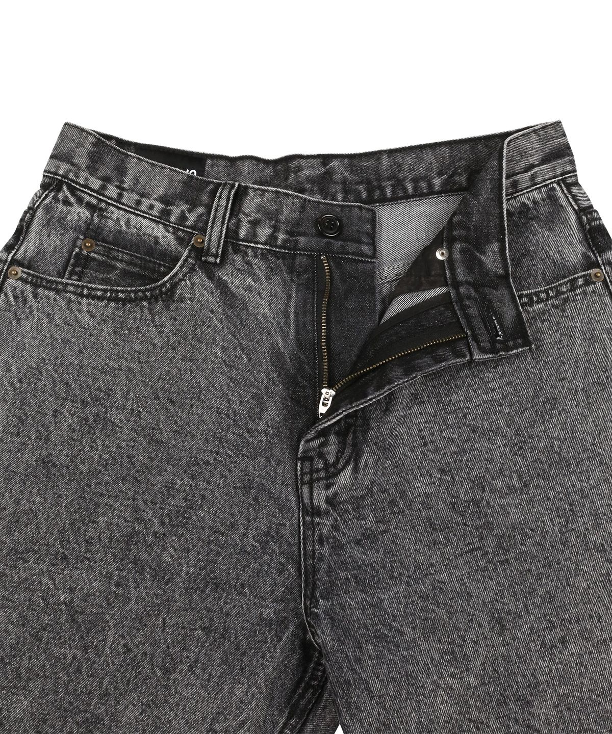 아조바이아조(AJOBYAJO) Snow Washed Jeans [Charcoal]