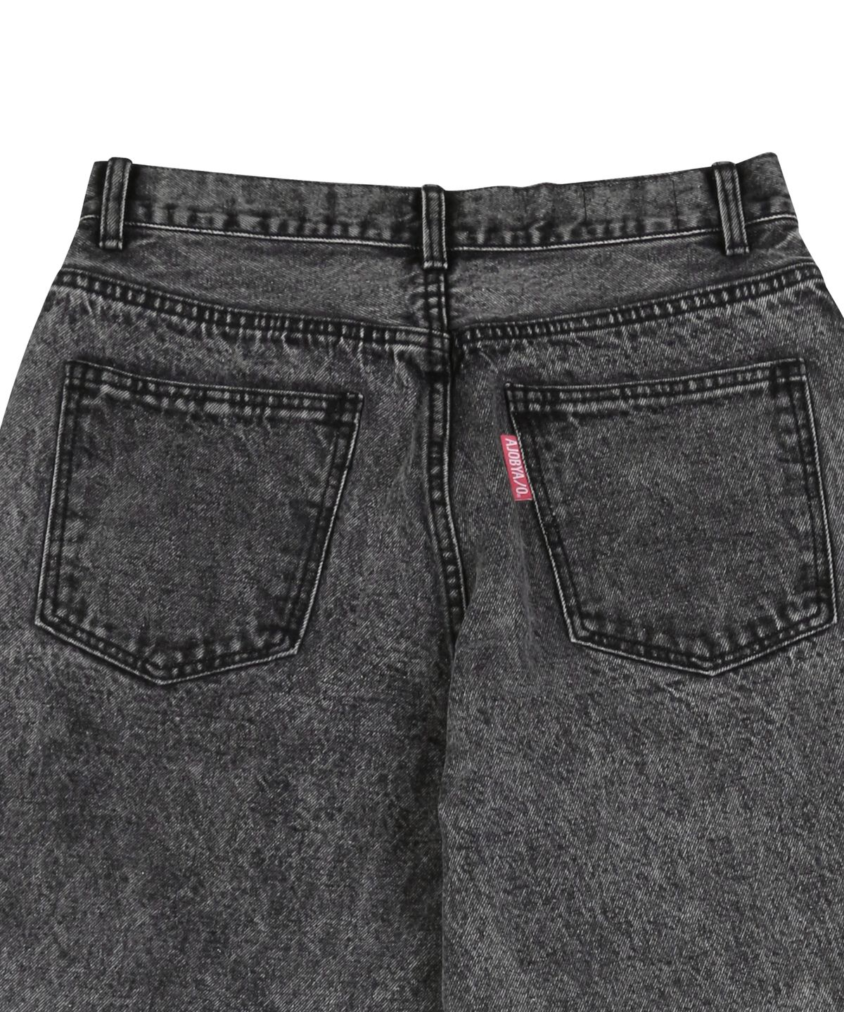 아조바이아조(AJOBYAJO) Snow Washed Jeans [Charcoal]