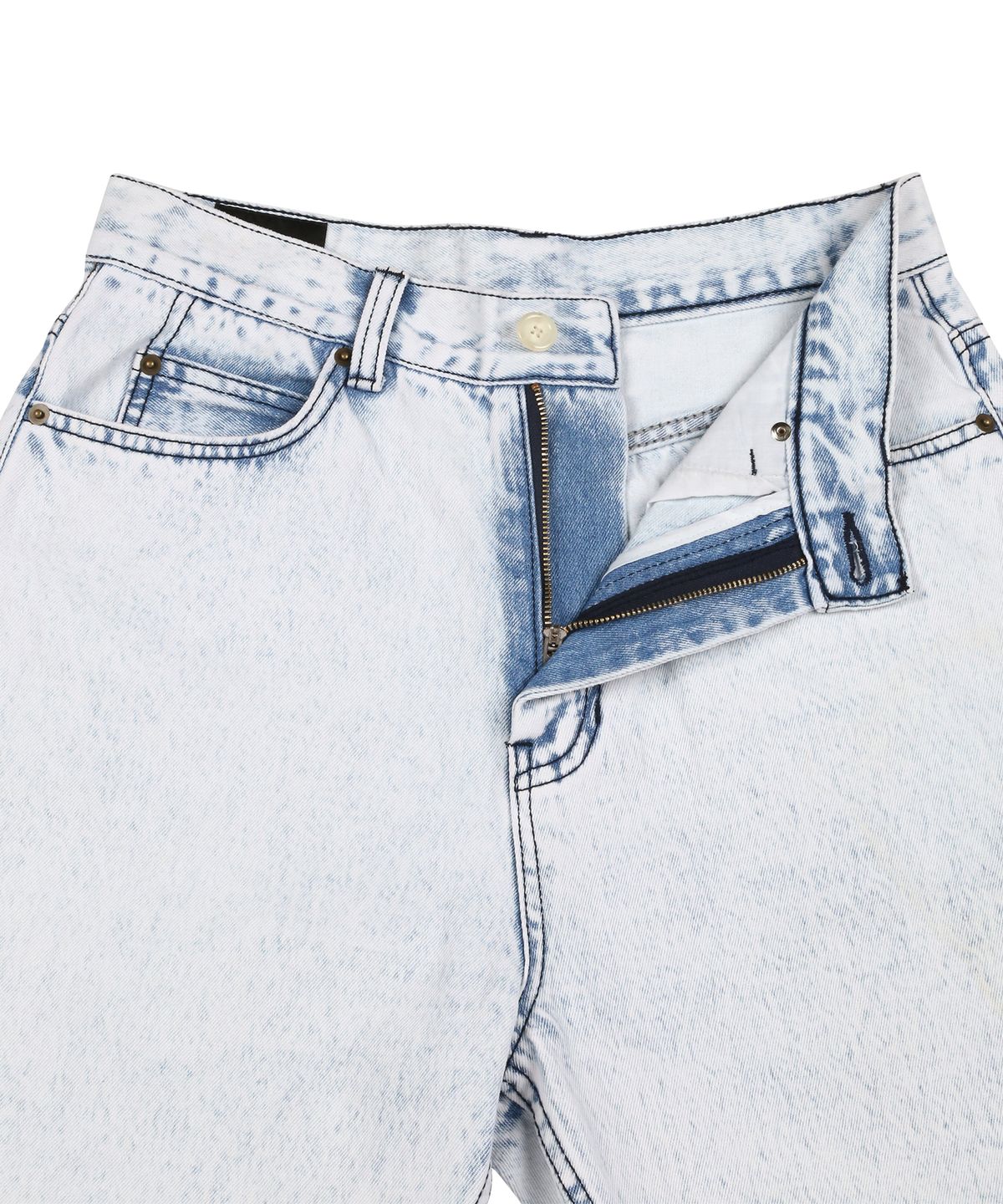 아조바이아조(AJOBYAJO) Snow Washed Jeans [White]