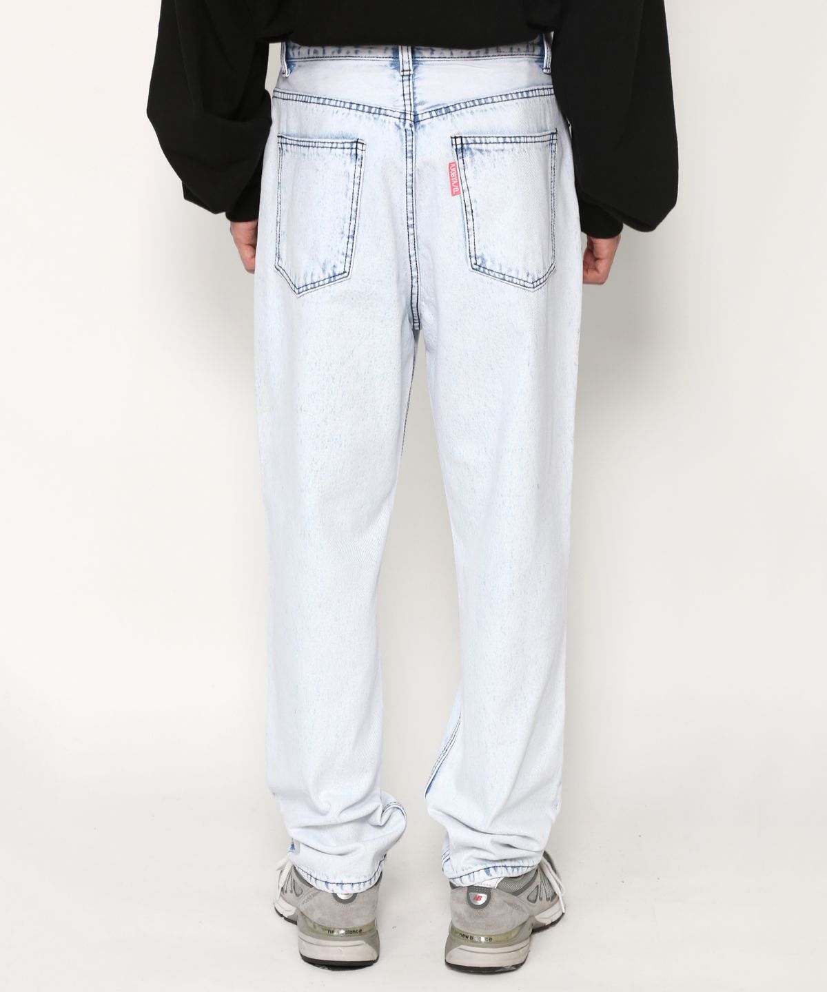 아조바이아조(AJOBYAJO) Snow Washed Jeans [White]