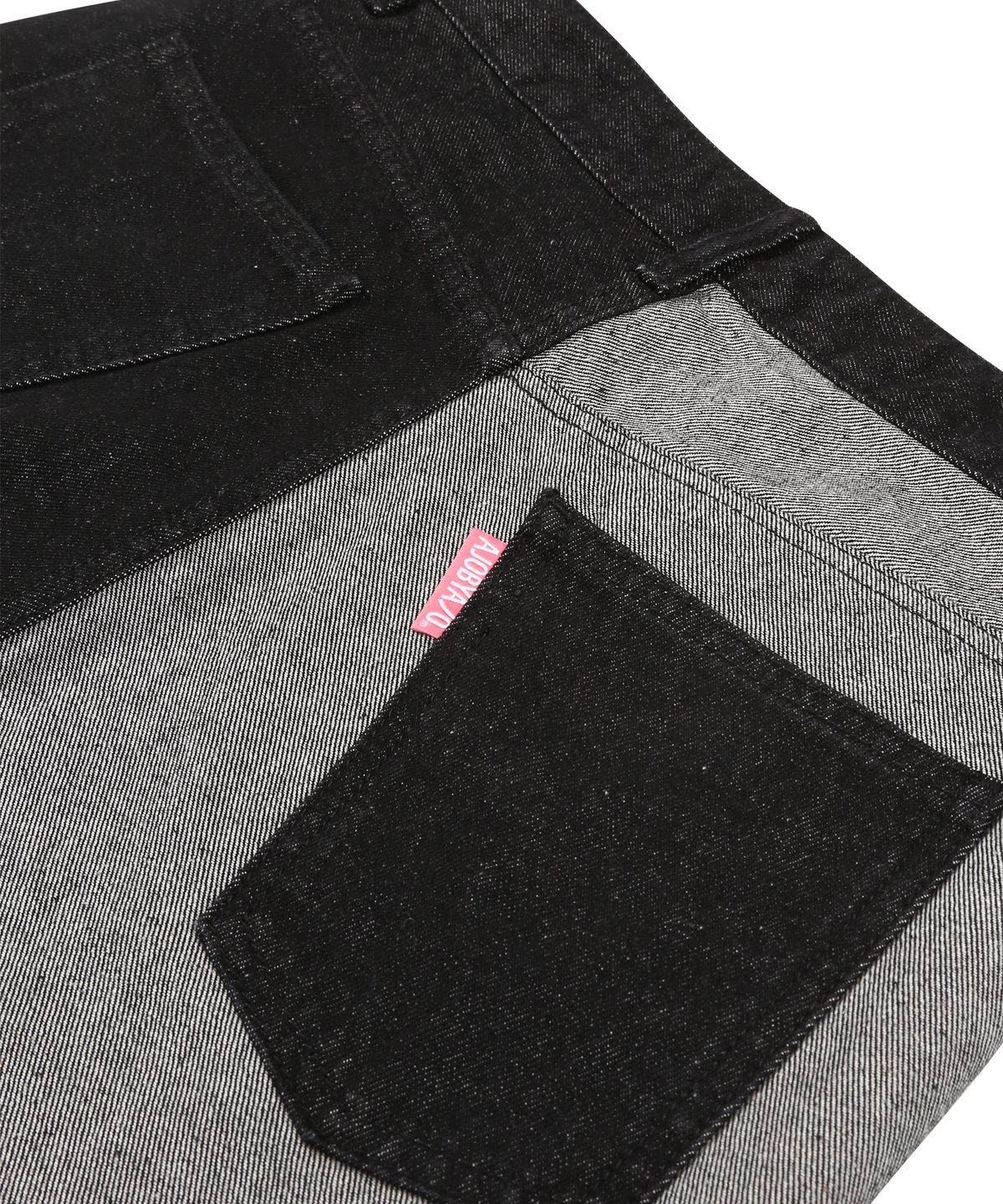 아조바이아조(AJOBYAJO) Twofold Washed Jeans [Black]
