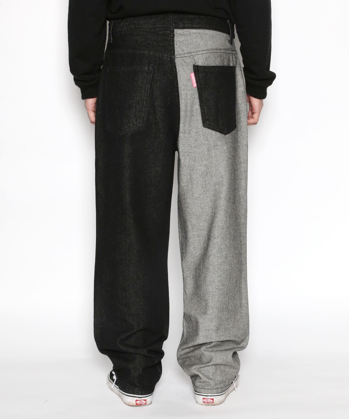 아조바이아조(AJOBYAJO) Twofold Washed Jeans [Black]