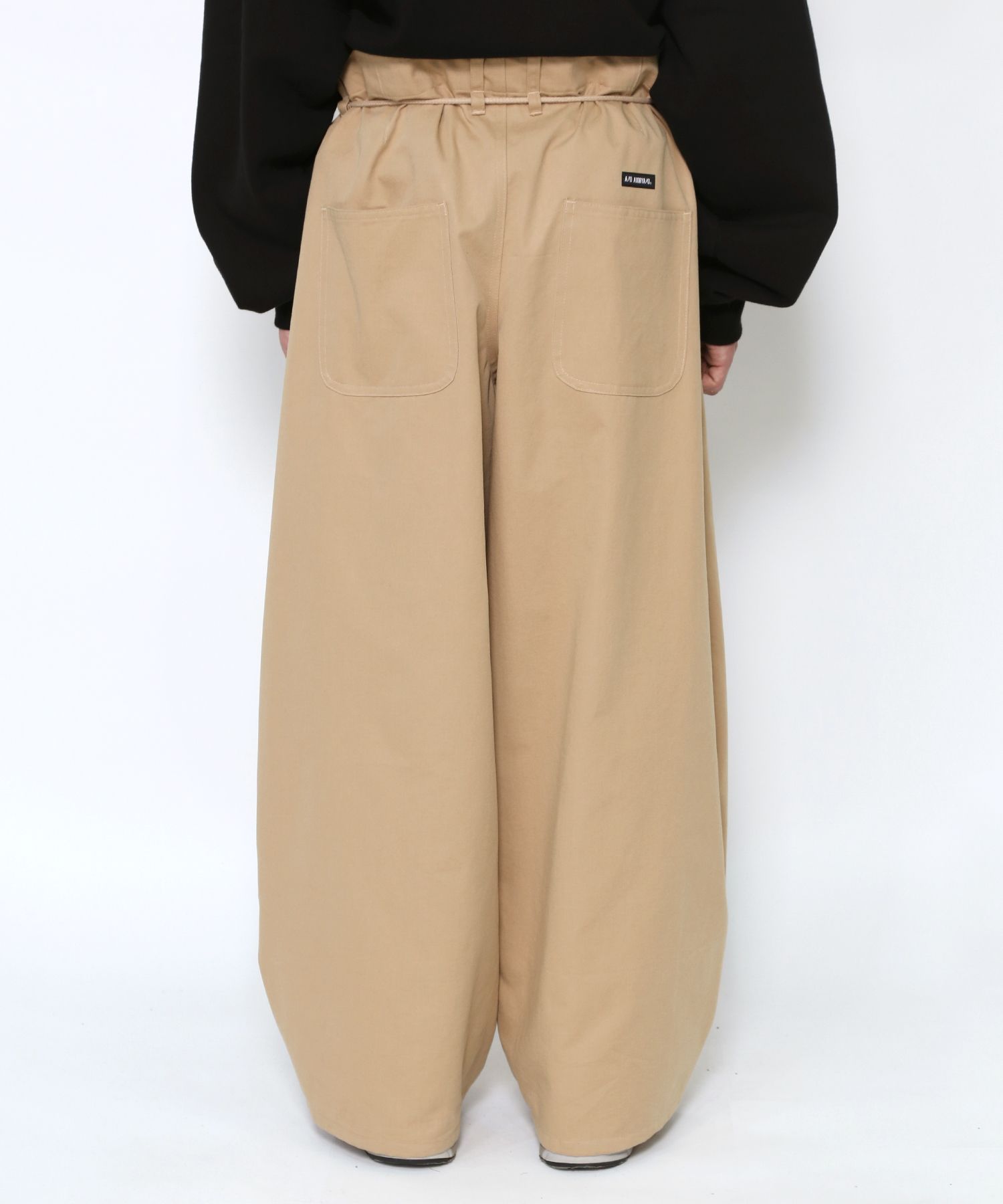 【AJO AJOBYAJO】21fw★ Oversized Cotton Nylon Pants MUSINSA | AJOBYAJO Oversized Cotton Nylon Pants [Beige]