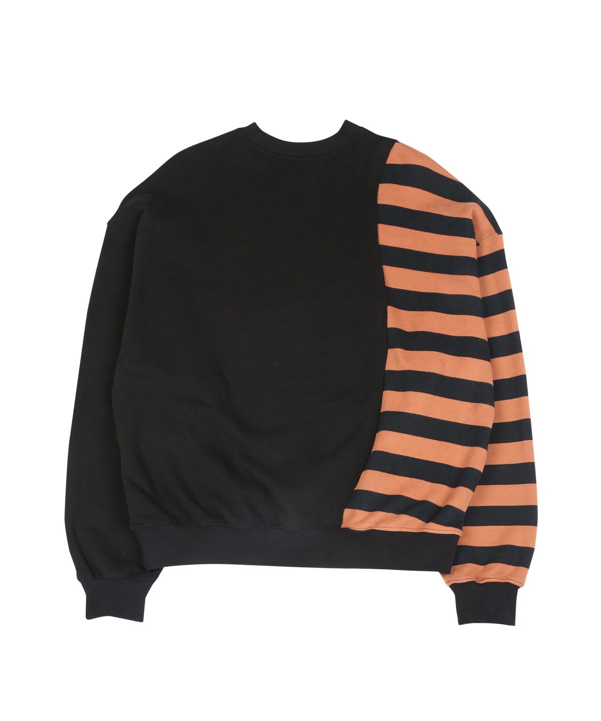 아조바이아조(AJOBYAJO) Twofold Stripe Sweatshirt [Black]