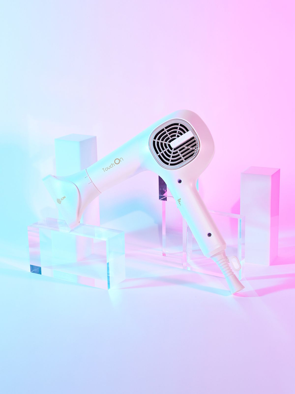 제이엠더블유(JMW) 가벼운 터치센서 드라이기 TOUCH ON 터치온 MCS6003C 클린화이트