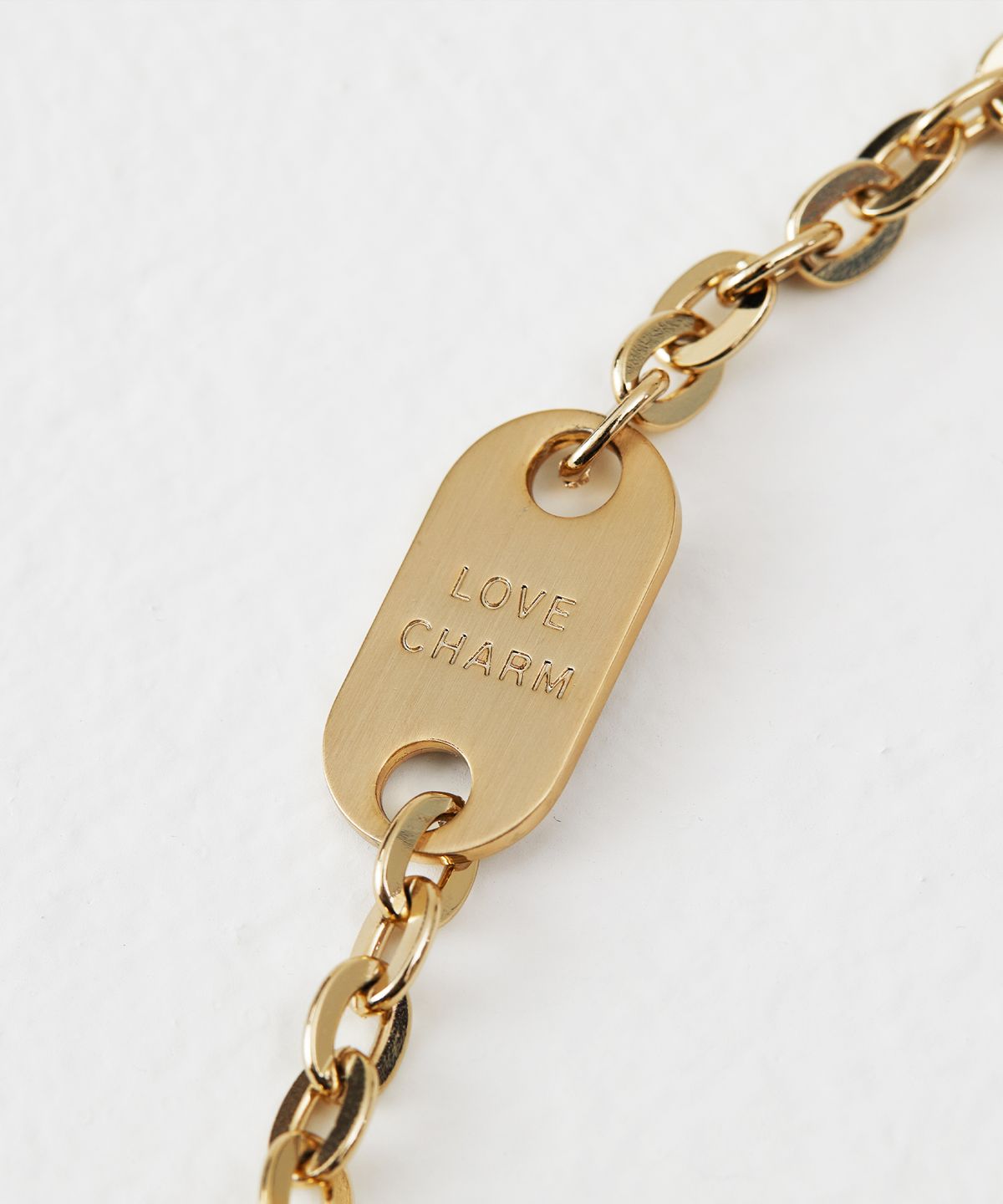 러브참(LOVECHARM) [Signature mini gold chain] 시그니처 참 골드 체인