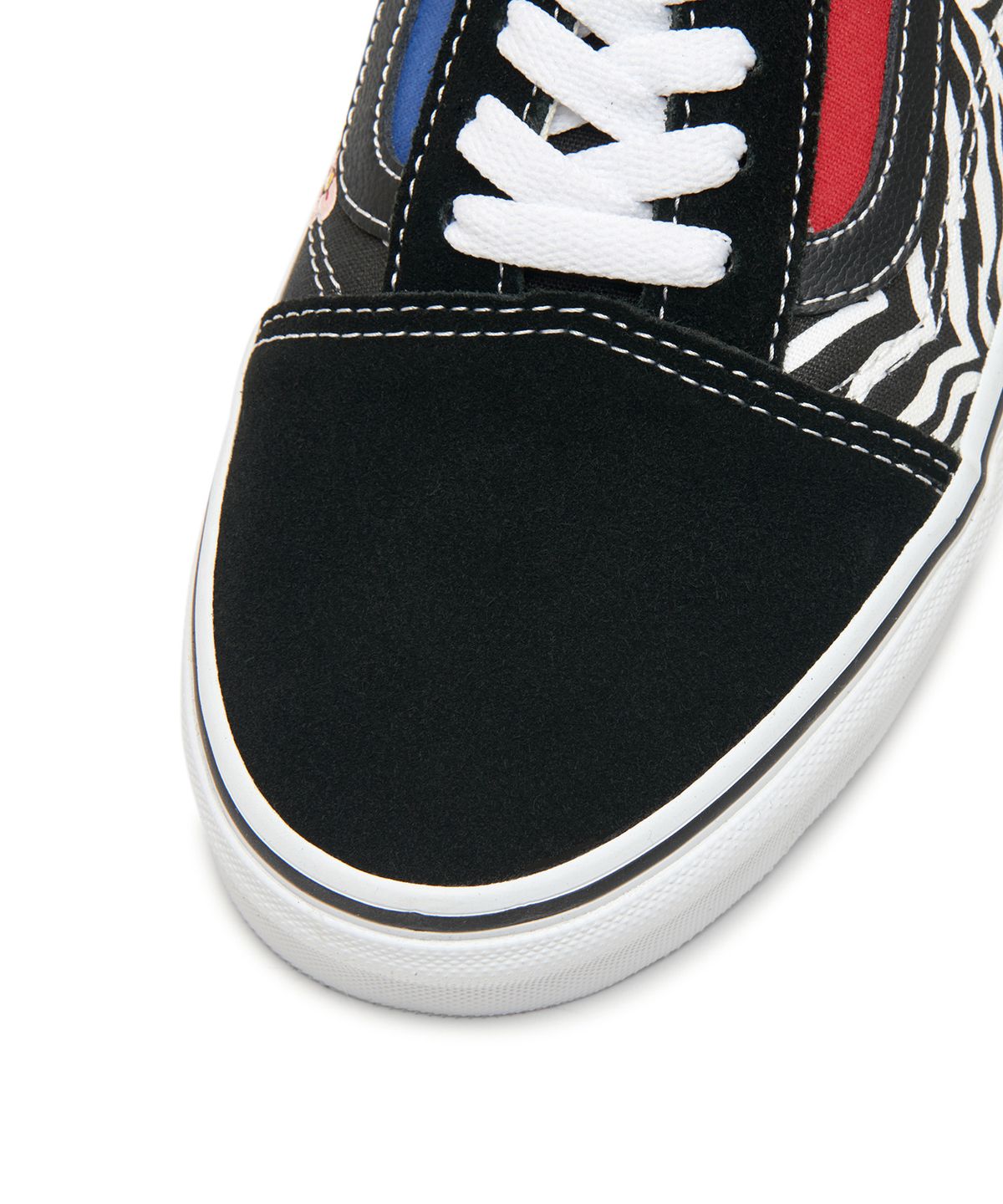 반스(VANS) 올드스쿨 - (코리안 타이포그라피) 레이싱 레드:트루 블루 / VN0A38G19HW1