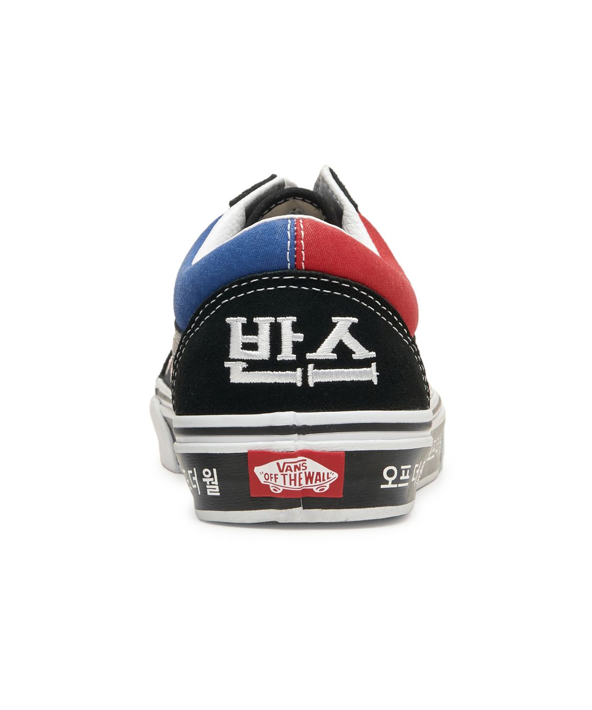 반스(VANS) 올드스쿨 - (코리안 타이포그라피) 레이싱 레드:트루 블루 / VN0A38G19HW1