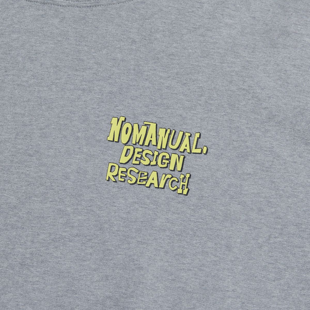 노매뉴얼(NOMANUAL) DOODLE LOGO HOODIE - GRAY