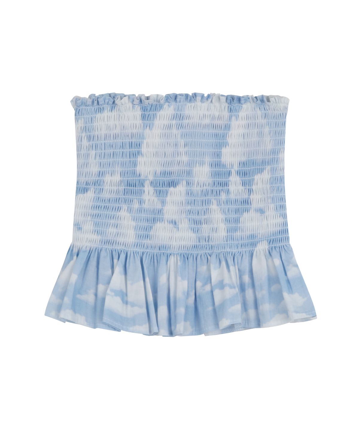 하이스쿨디스코(HIGH SCHOOL DISCO) cloud frill top_sky blue